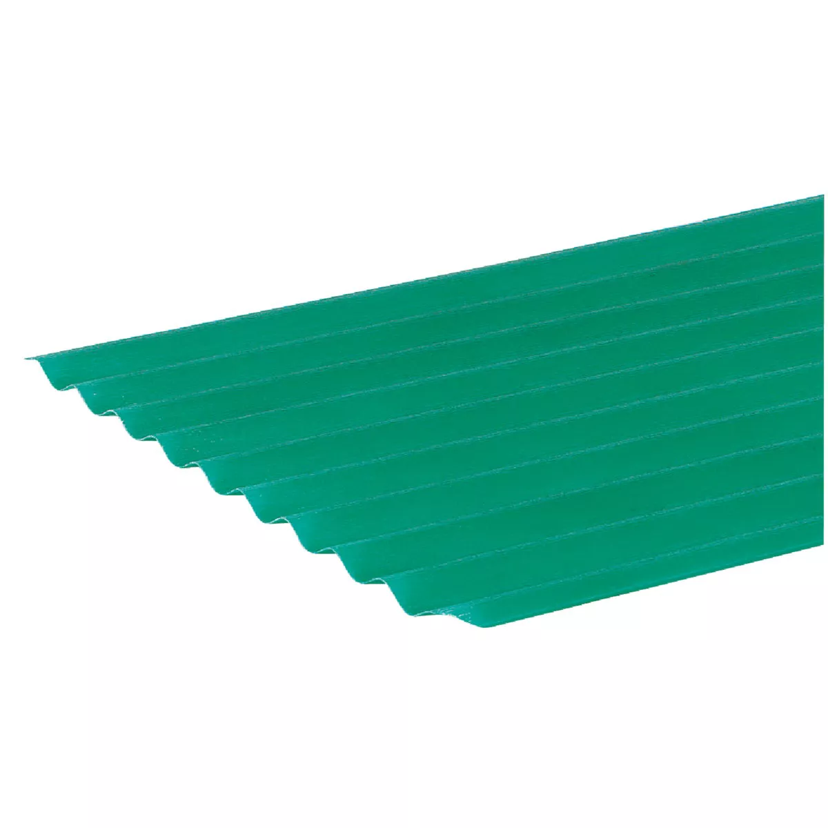 Sequentia WeatherGlaze 26 In. x 12 Ft. Green Fiberglass Corrugated Panels