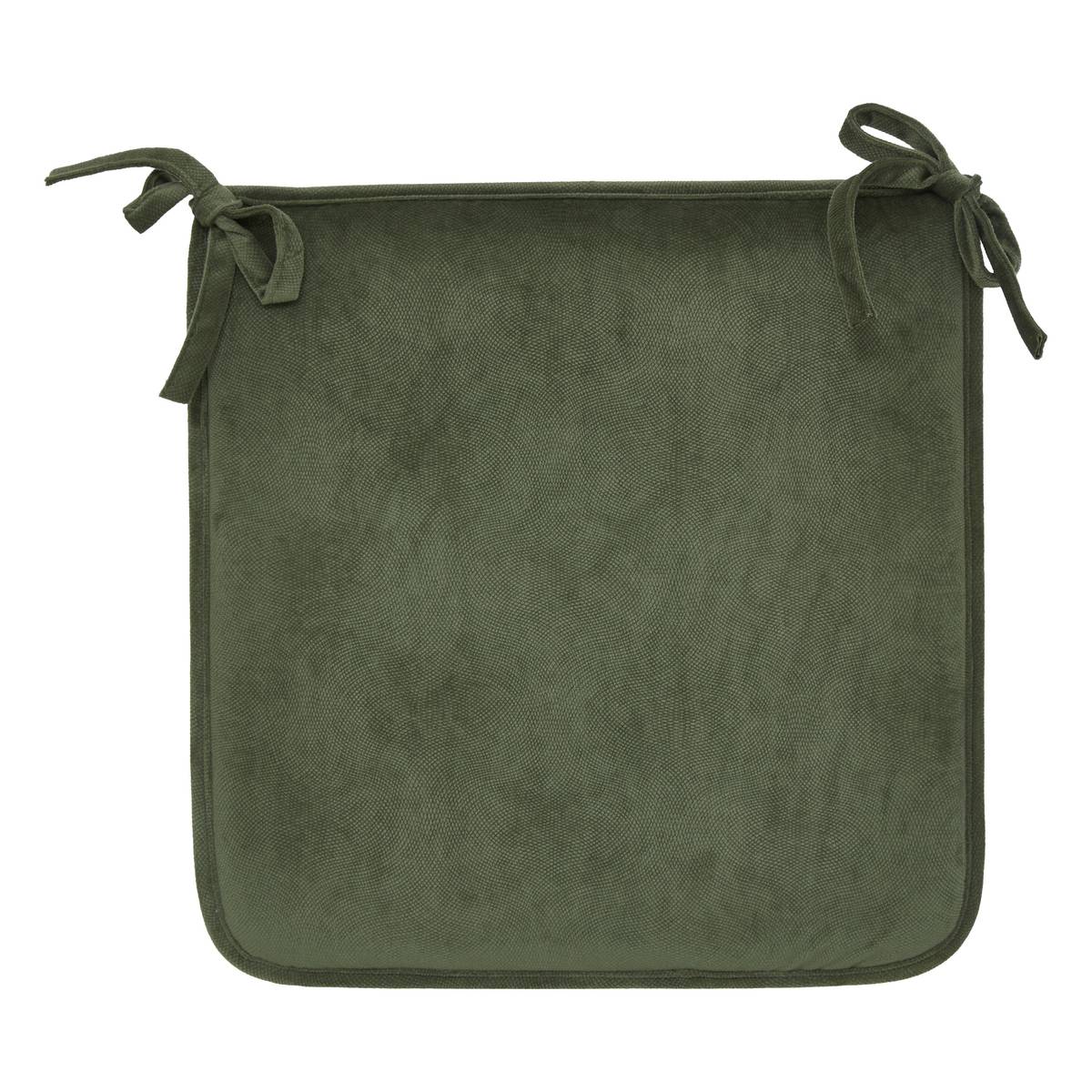 Chair cushion "Lilou" Khaki green, 38x38 cm