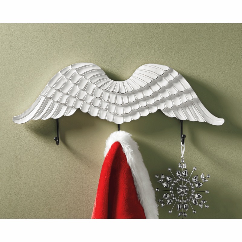 Angel Wings Wall Hooks - MIDNIGHT VELVET CATALOG