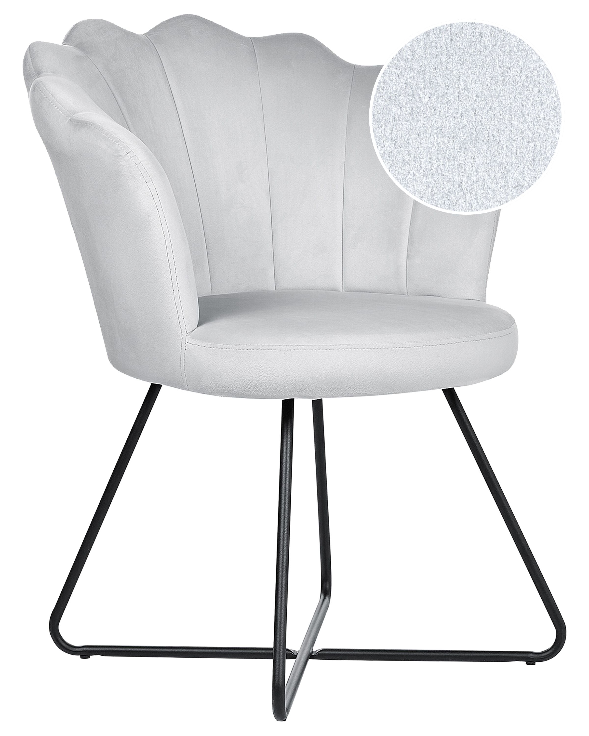 Armchair LOVELOCK Velvet Grey