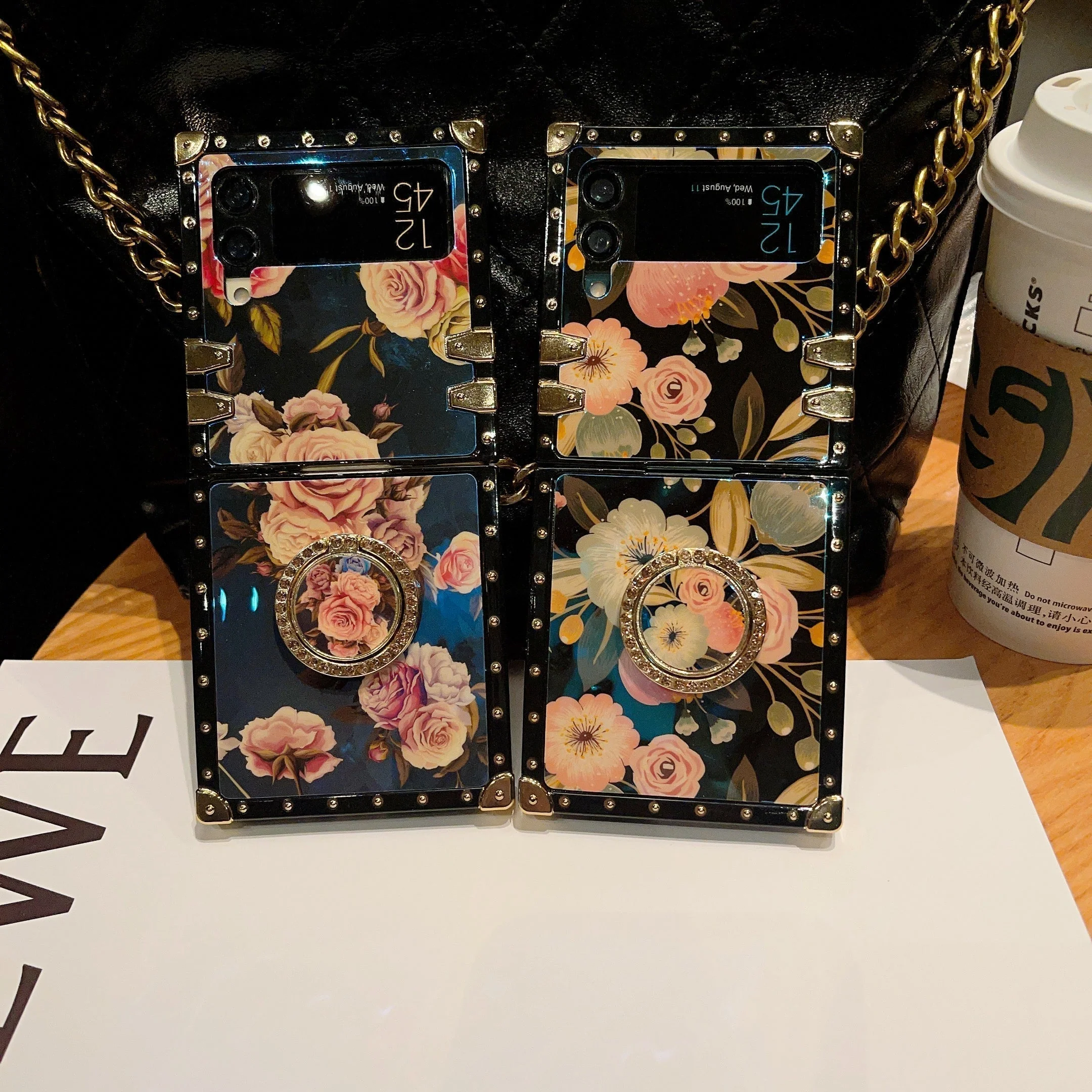 Samsung Galaxy Z Flip6/5/4/3 5G Square Case Aphrodite Ring - Wholesale & Influencer