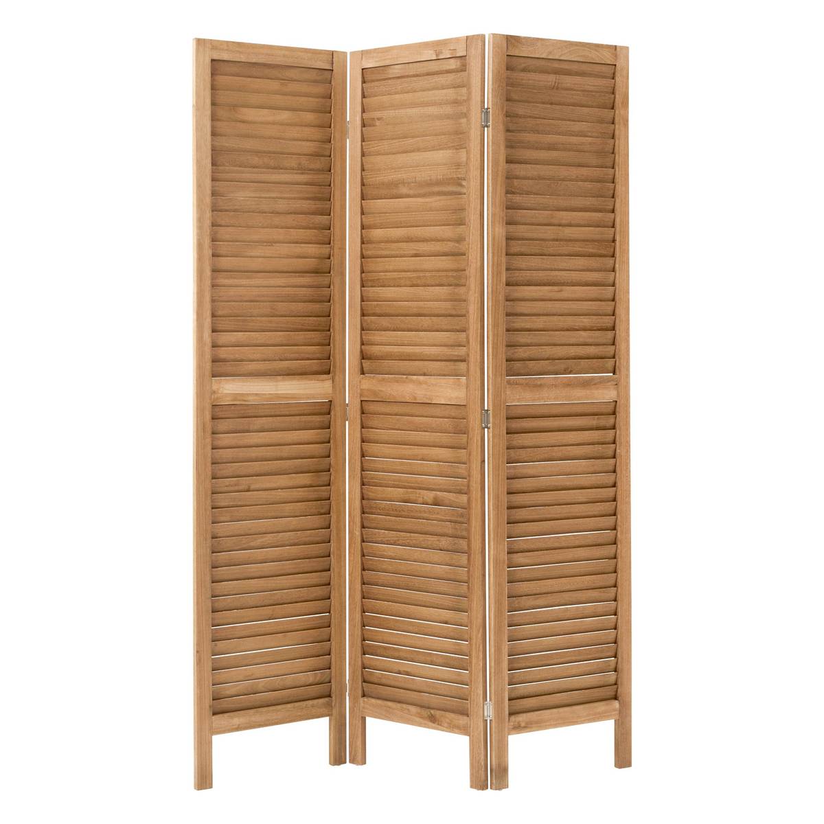 Camila" folding screen Brown, 120x2 cm