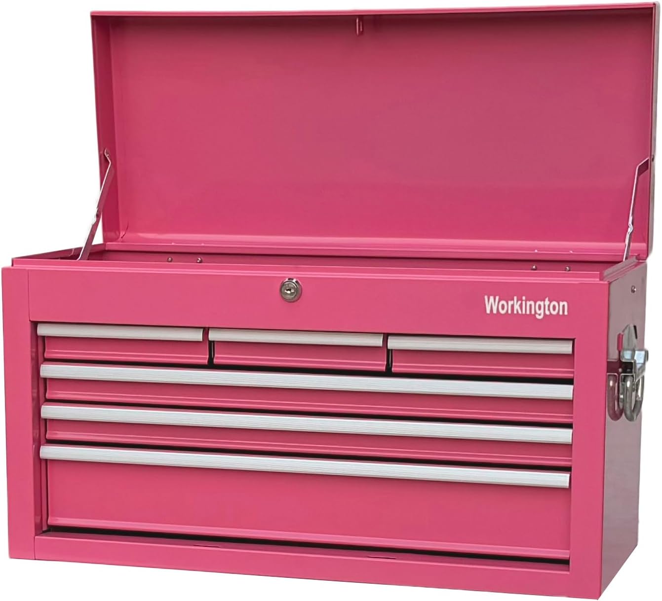 Workington Portable Metal Tool Chest with 6 Drawers, 24