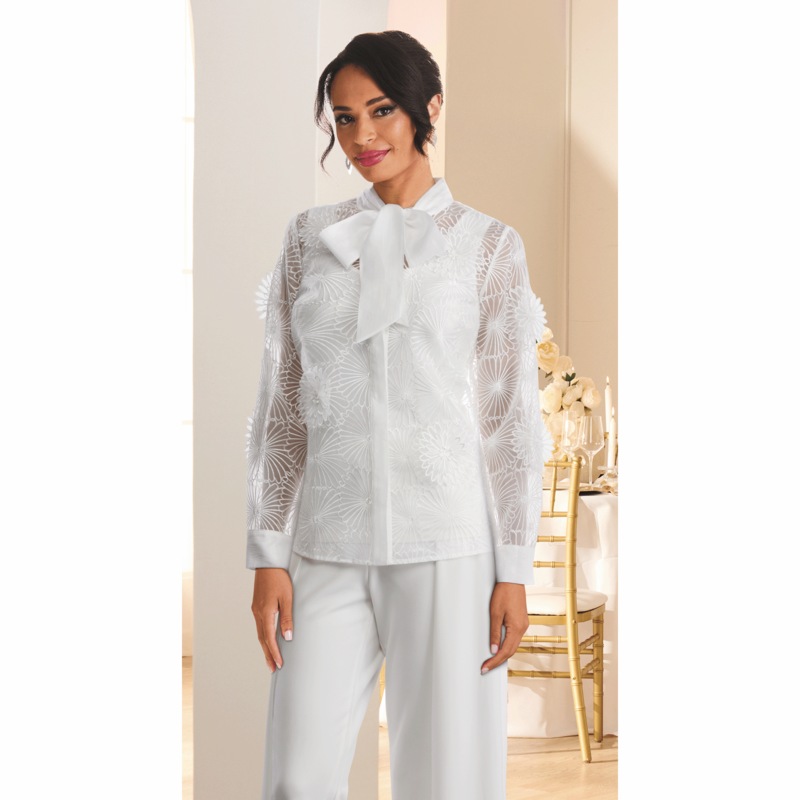 Aubrey Bow Blouse - MIDNIGHT VELVET CATALOG