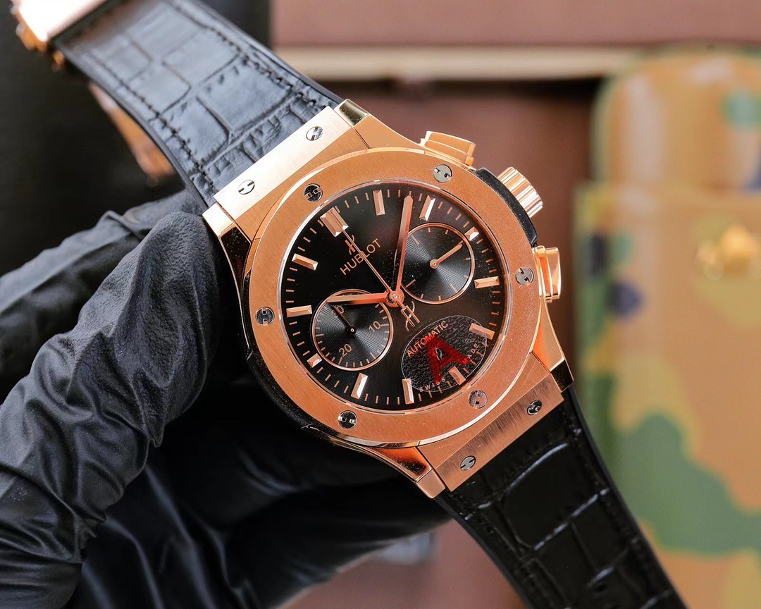 Hublot Classic Fusion Chronograph Titanium Black Dial 45mm(1:1 replica) - Top club