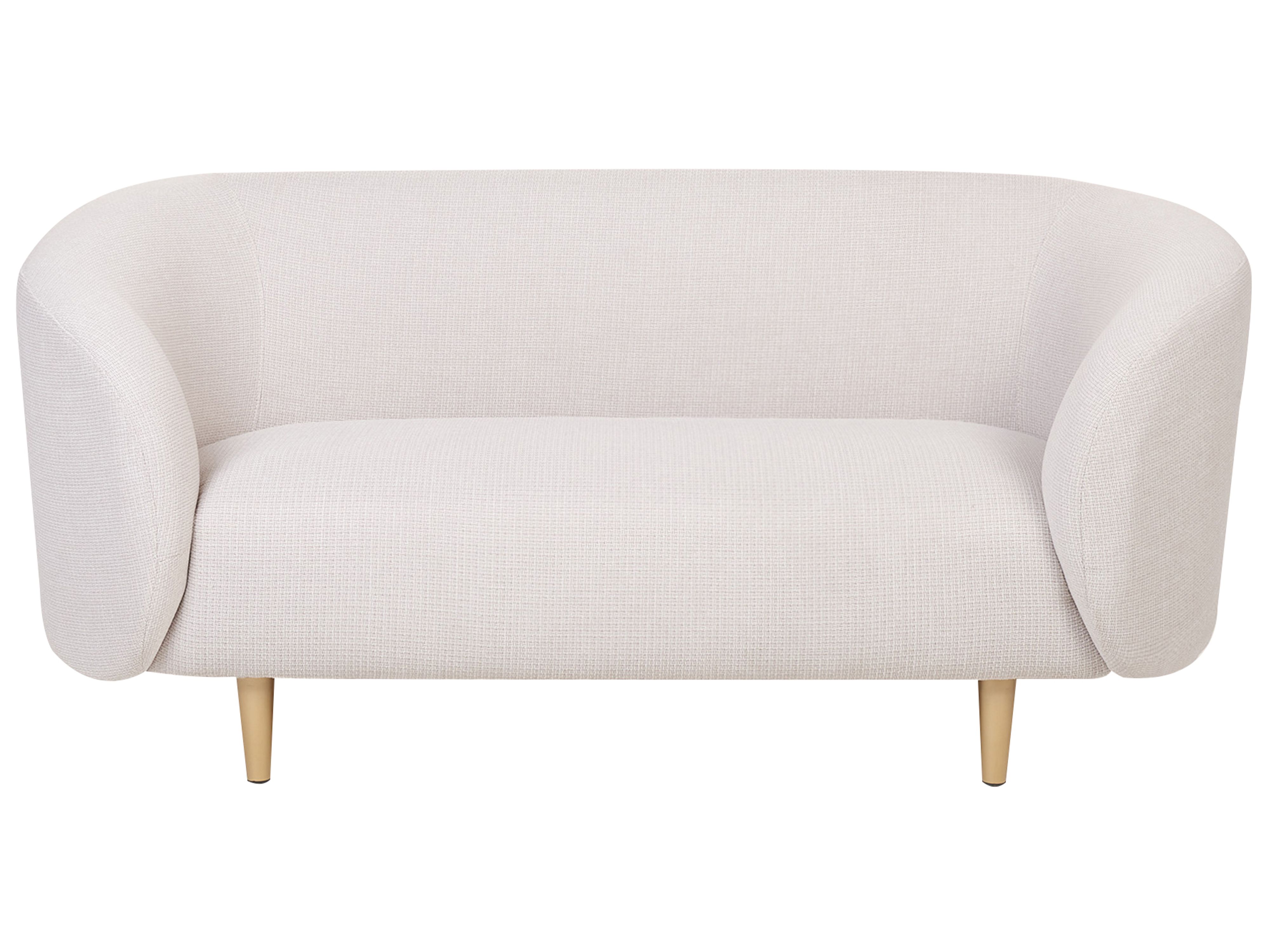 Sofa 2 Seater LOEN Fabric Light Beige