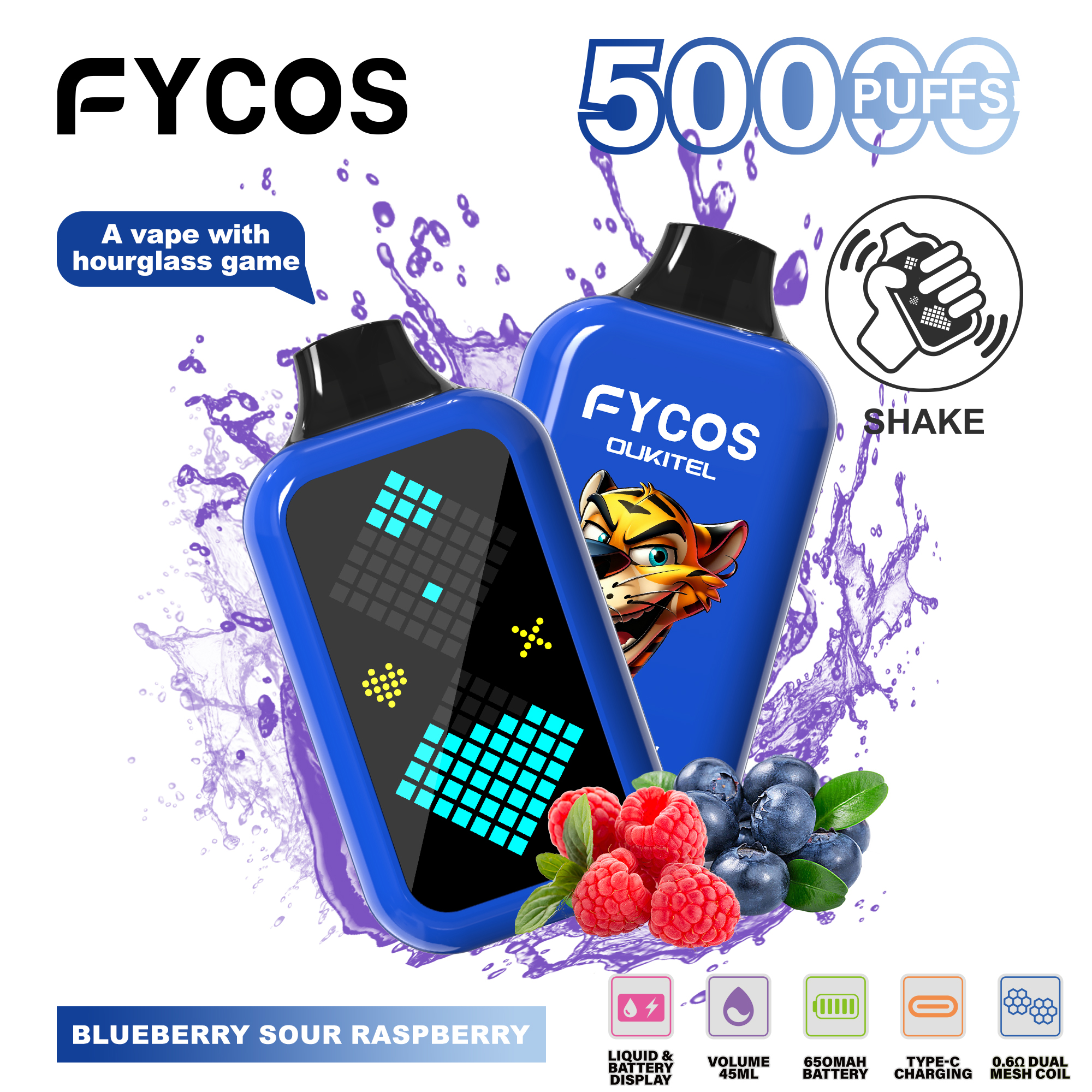FYCOS Player  50K puffs  Disposable Vape