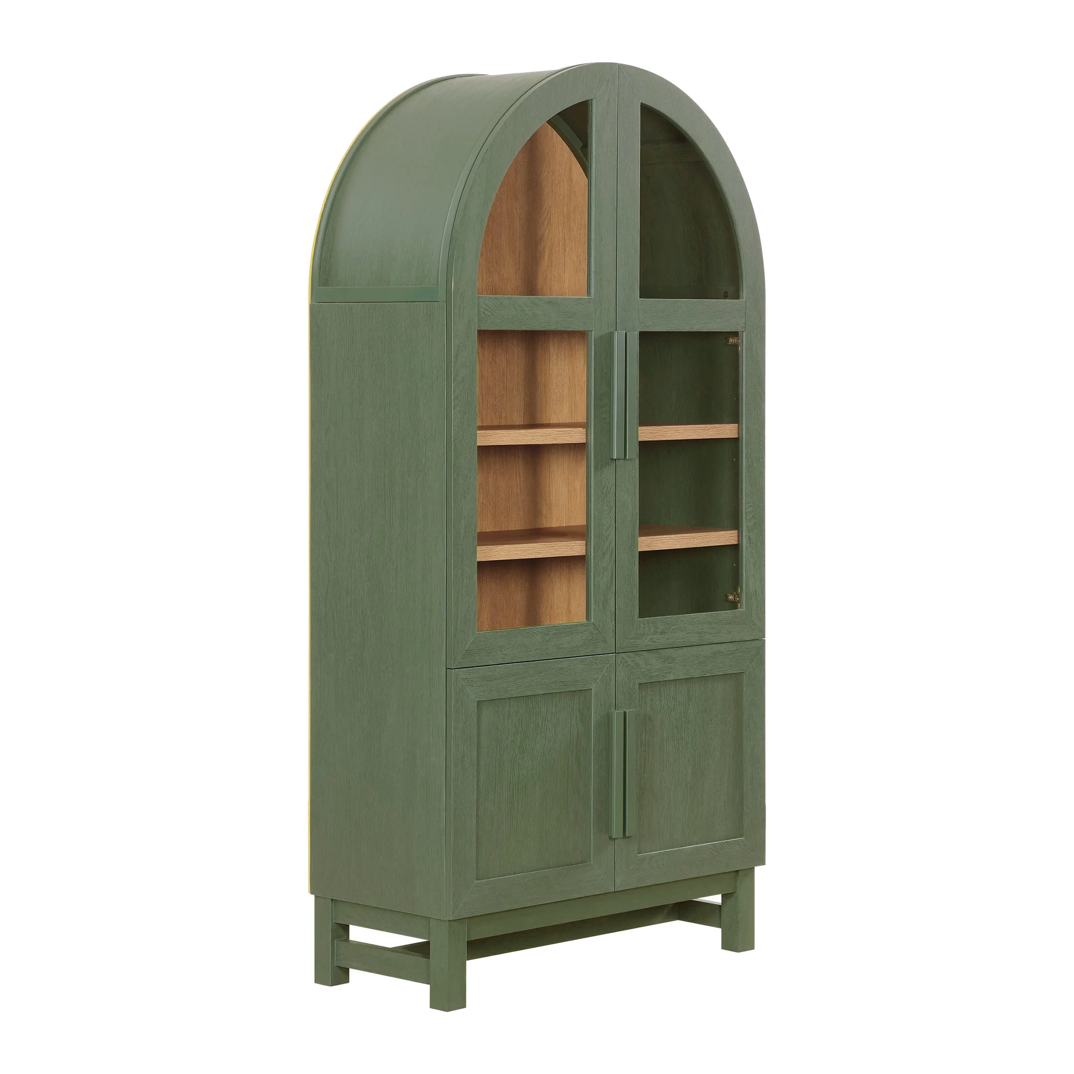 Better Homes & Gardens Juliet Kitchen Rounded Arch Cabinet, Rich Black - Image 36