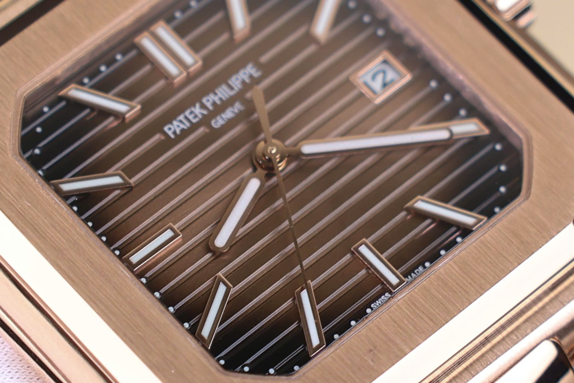 Patek Philippe Cubitus 5821 Rose Gold Replica Watch Dial Chocolate 45mm - Top club