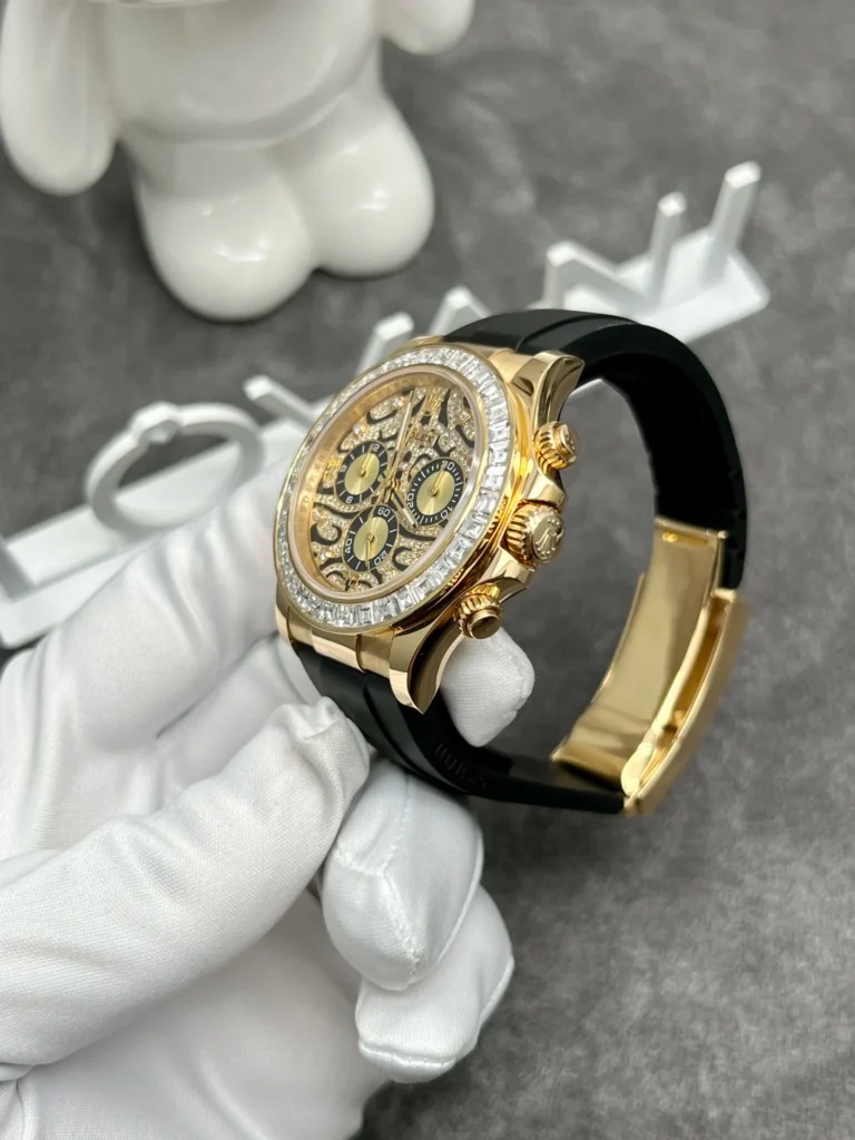 Rolex Solid Gold Watch and Diamonds Daytona 116588TBR Eye Of Tiger 40mm - Top club