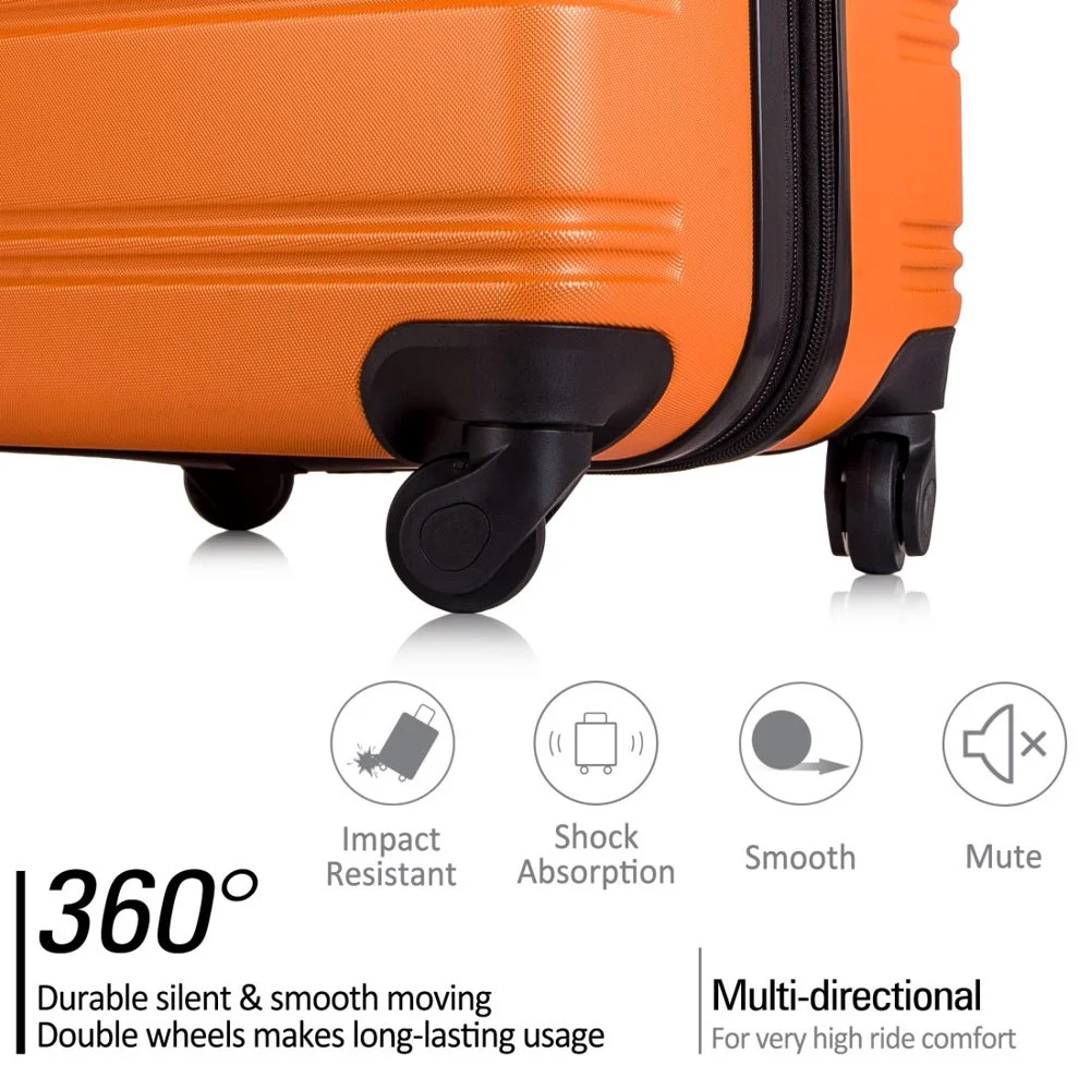 Tcbosik Luggage Sets, 3 Piece Set Hardside Suitcases with Spinner Wheels, 20/24/28 Travel Luggage Lightweight, Dark Blue - Image 37