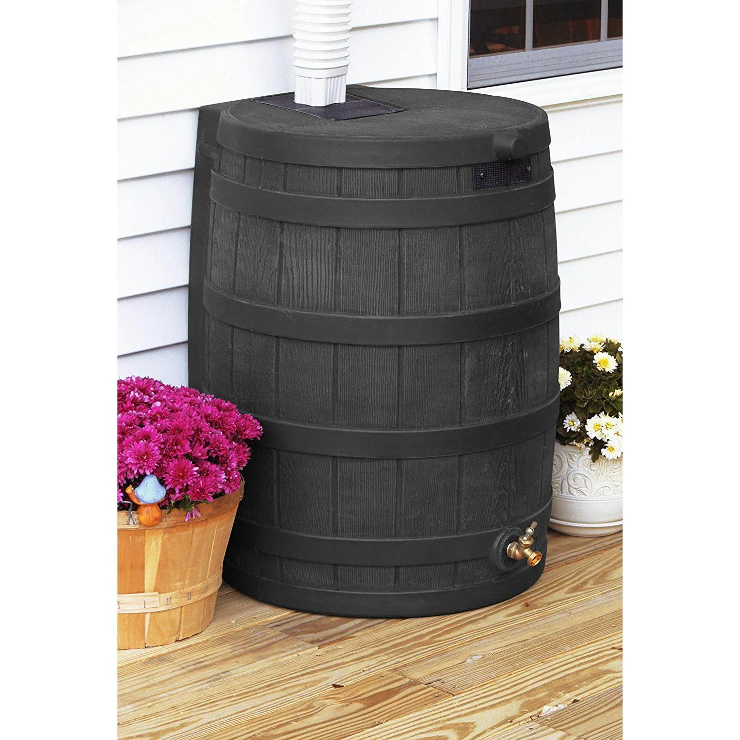 Good Ideas Rain Wizard Rain Storage Collection Rain Barrel 50-Gallon - Image 16