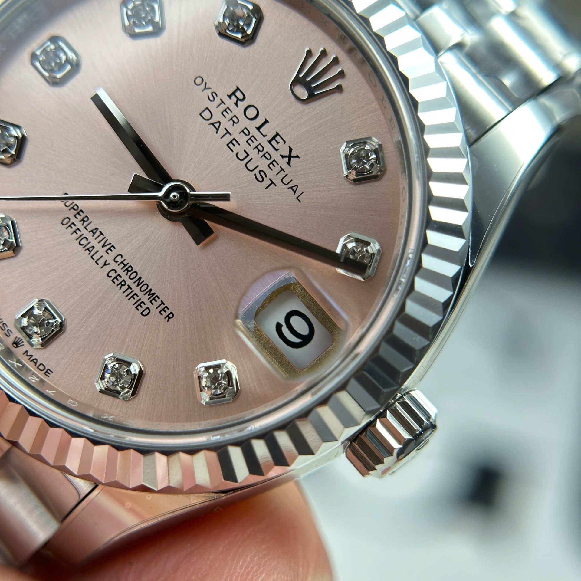Rolex DateJust Replica Watch Dial Pink Jubilee Strap THB Factory 31mm - Top club
