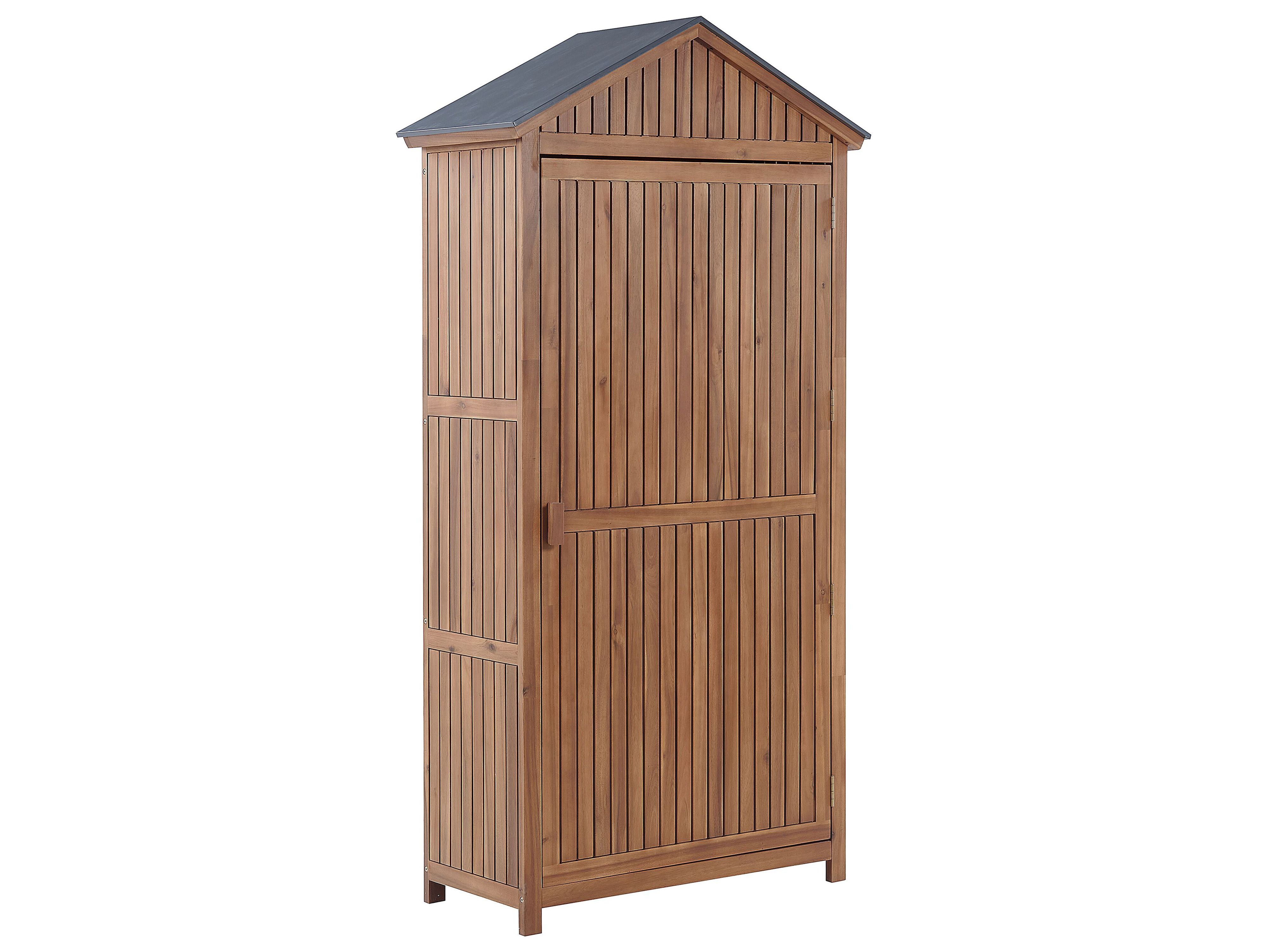 Garden Cabinet SAVOCA Acacia Wood 100 cm 40 cm Brown