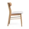 GDFSTUDIO Mid Century Modern Fabric Upholstered Rubberwood Dining Chairs, Set of 2, Dark Gray and Walnut - Image 39