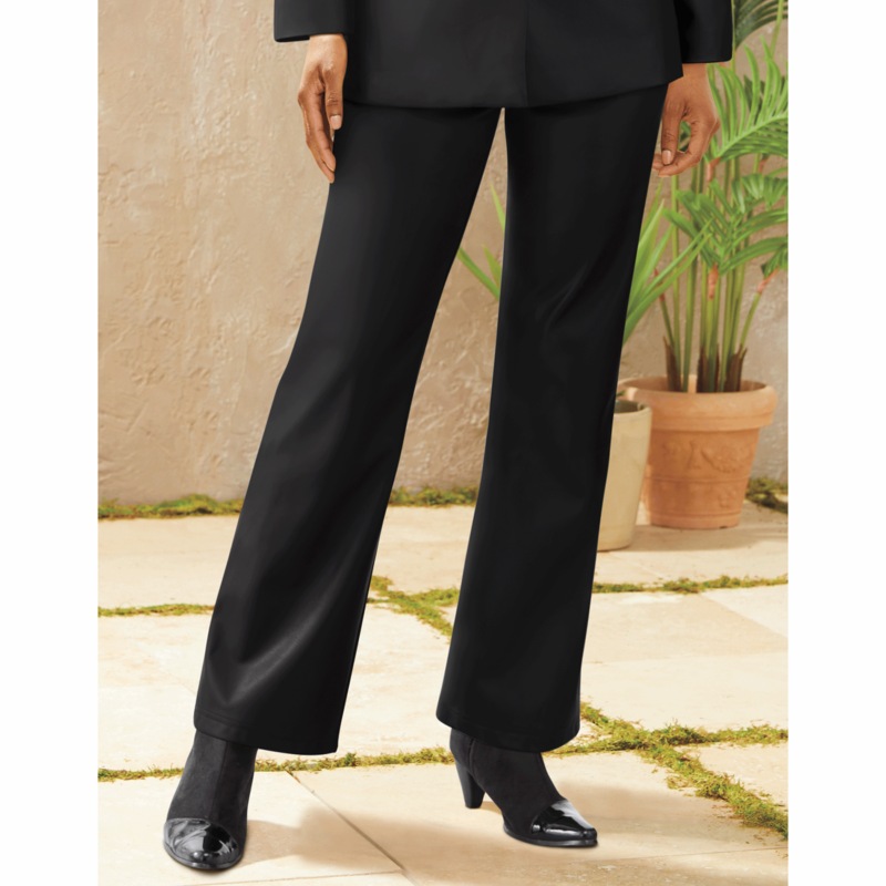 Stevee Faux-Leather Pant - MIDNIGHT VELVET CATALOG