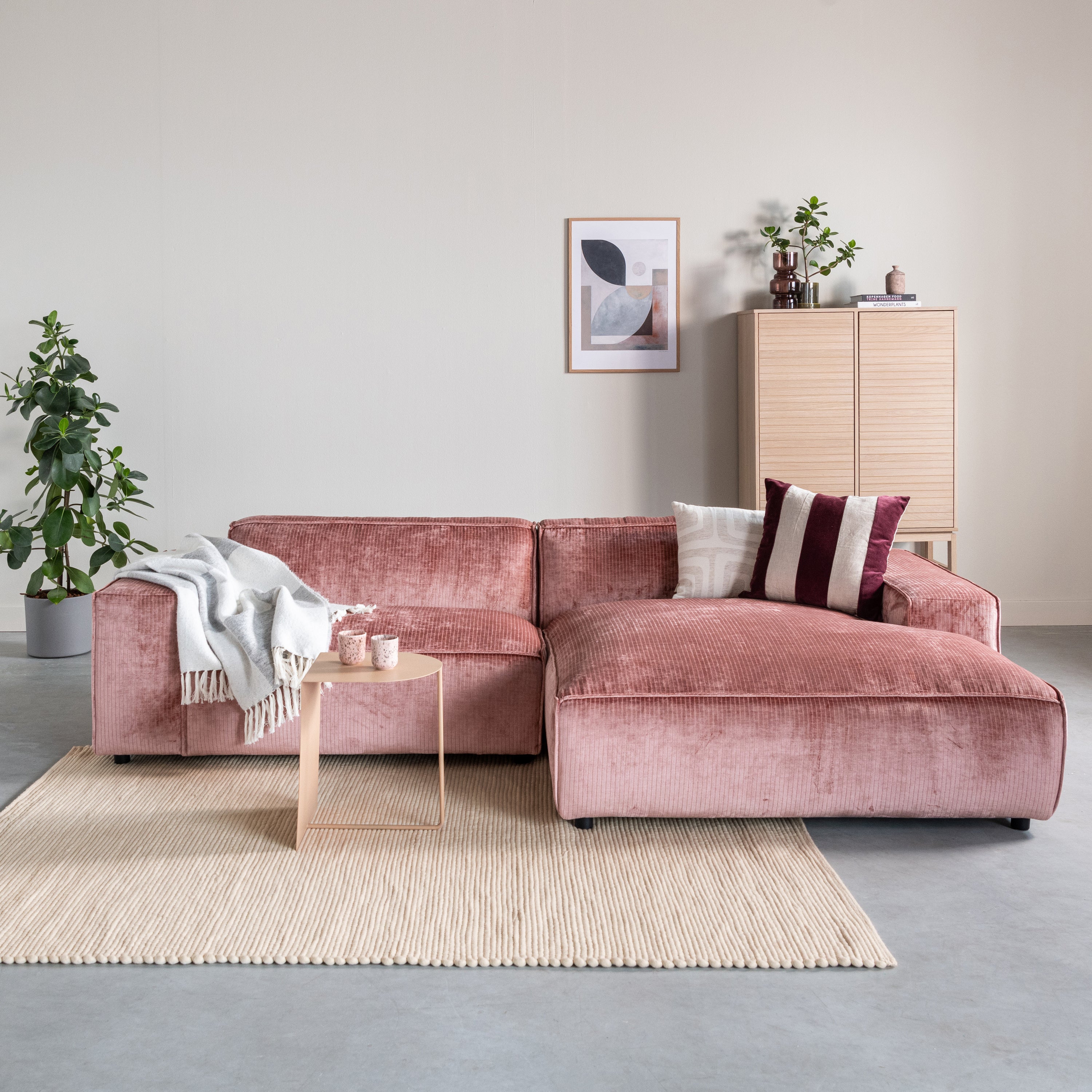 Blokker Dots Wollen Vloerkleed 200 x 300 cm - Crème