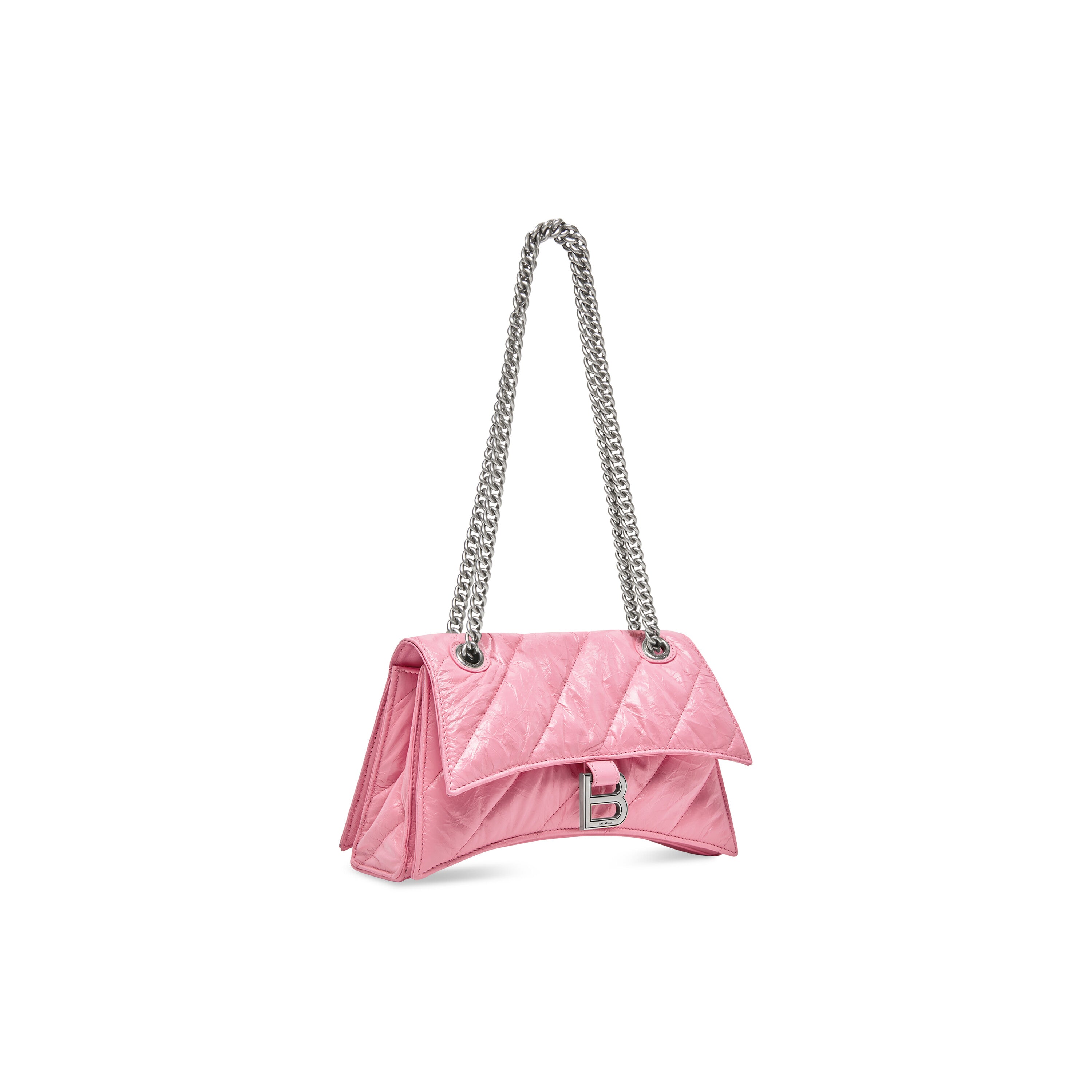 WOMEN'S CRUSH SMALL CHAIN BAG QUILTED IN PINK - Replicaclubs