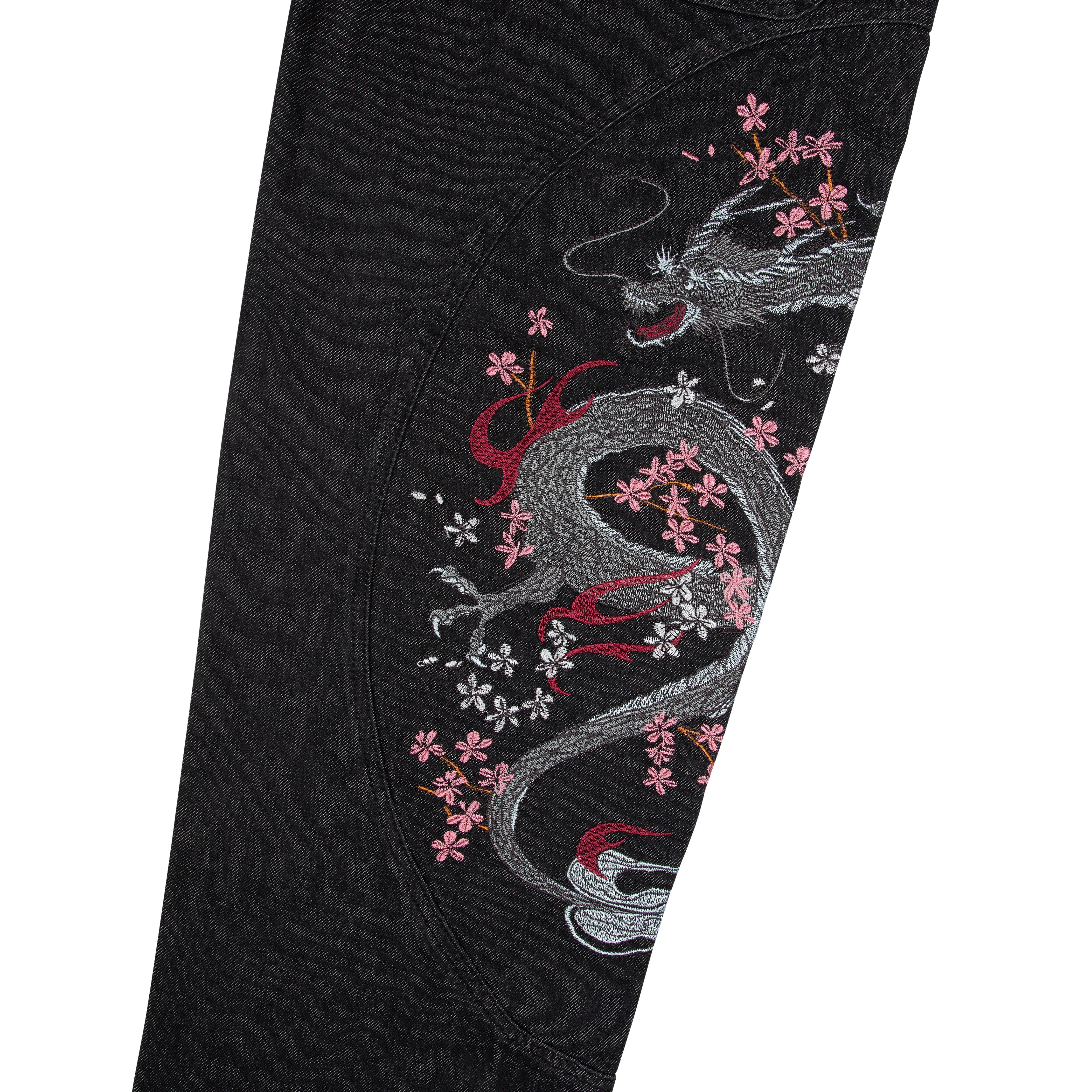 "yakuza" raw Denim black 02