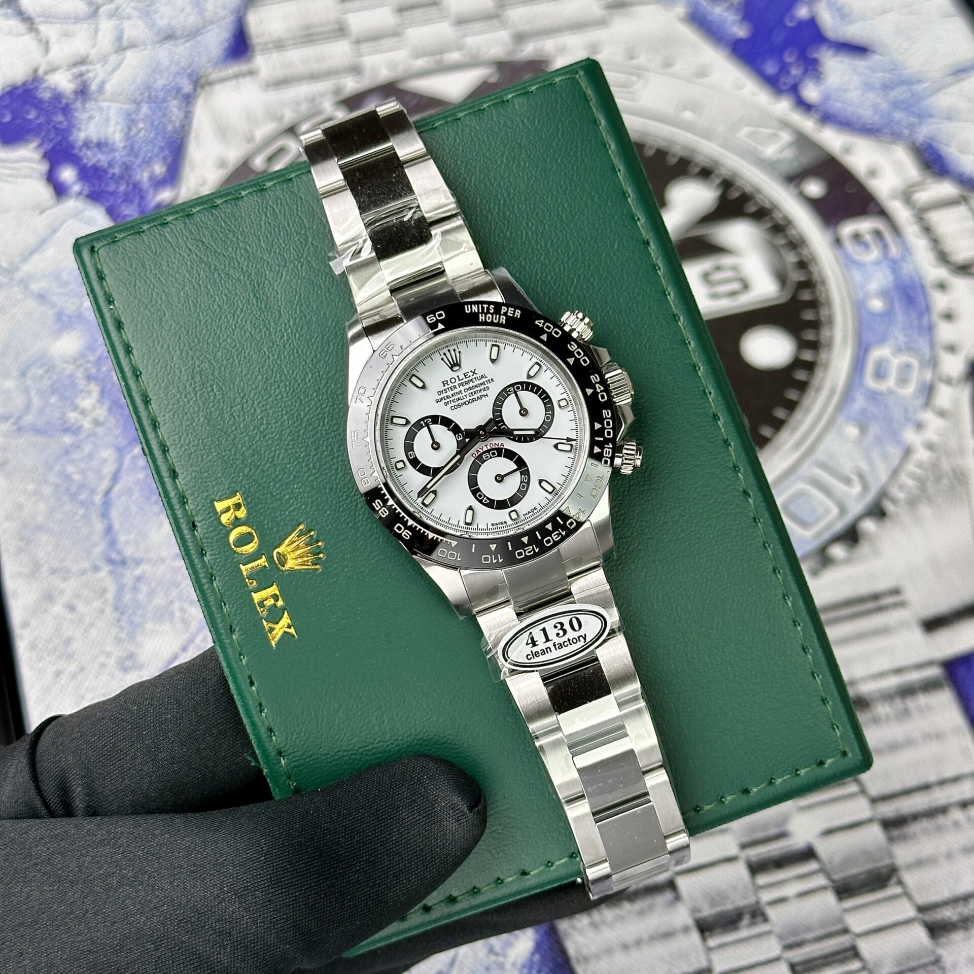 Rolex Replica 1:1 Watch Daytona 116500LN Panda White Dial Factory Clean 40mm - Elite Watch Atelier