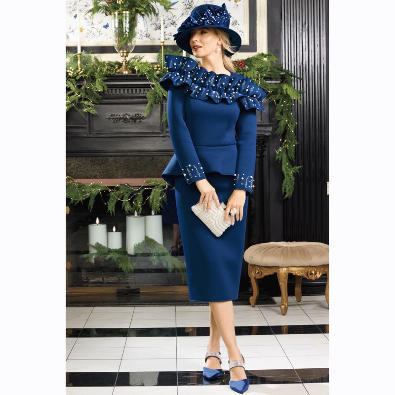 Mollie Embellished Collar Sheath Dress - MIDNIGHT VELVET CATALOG