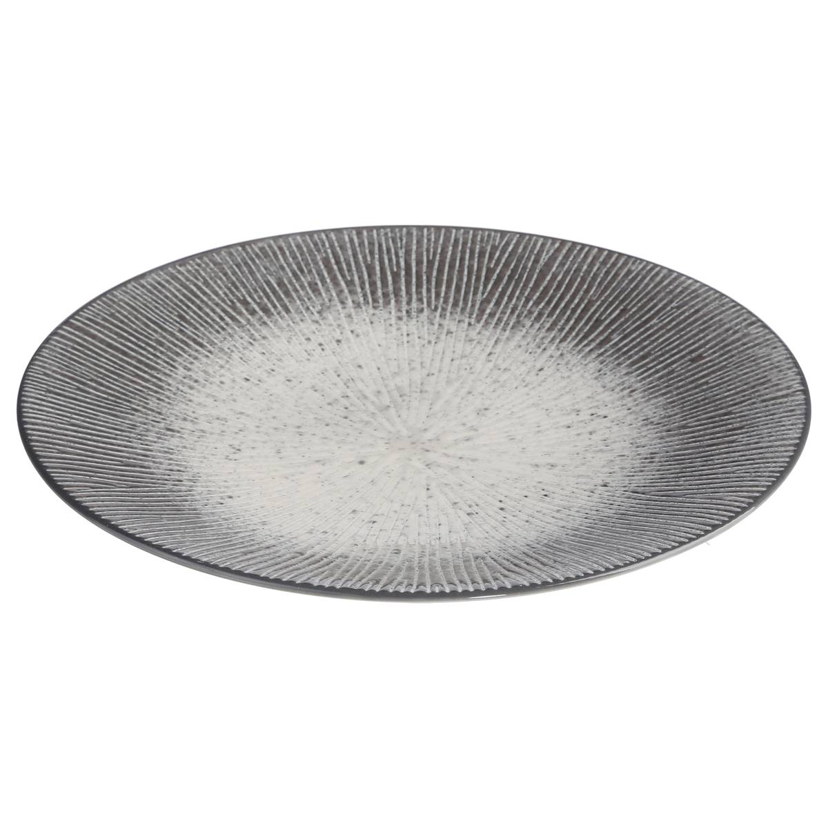 Dessert plate "Atelier" D.21 cm, Gray