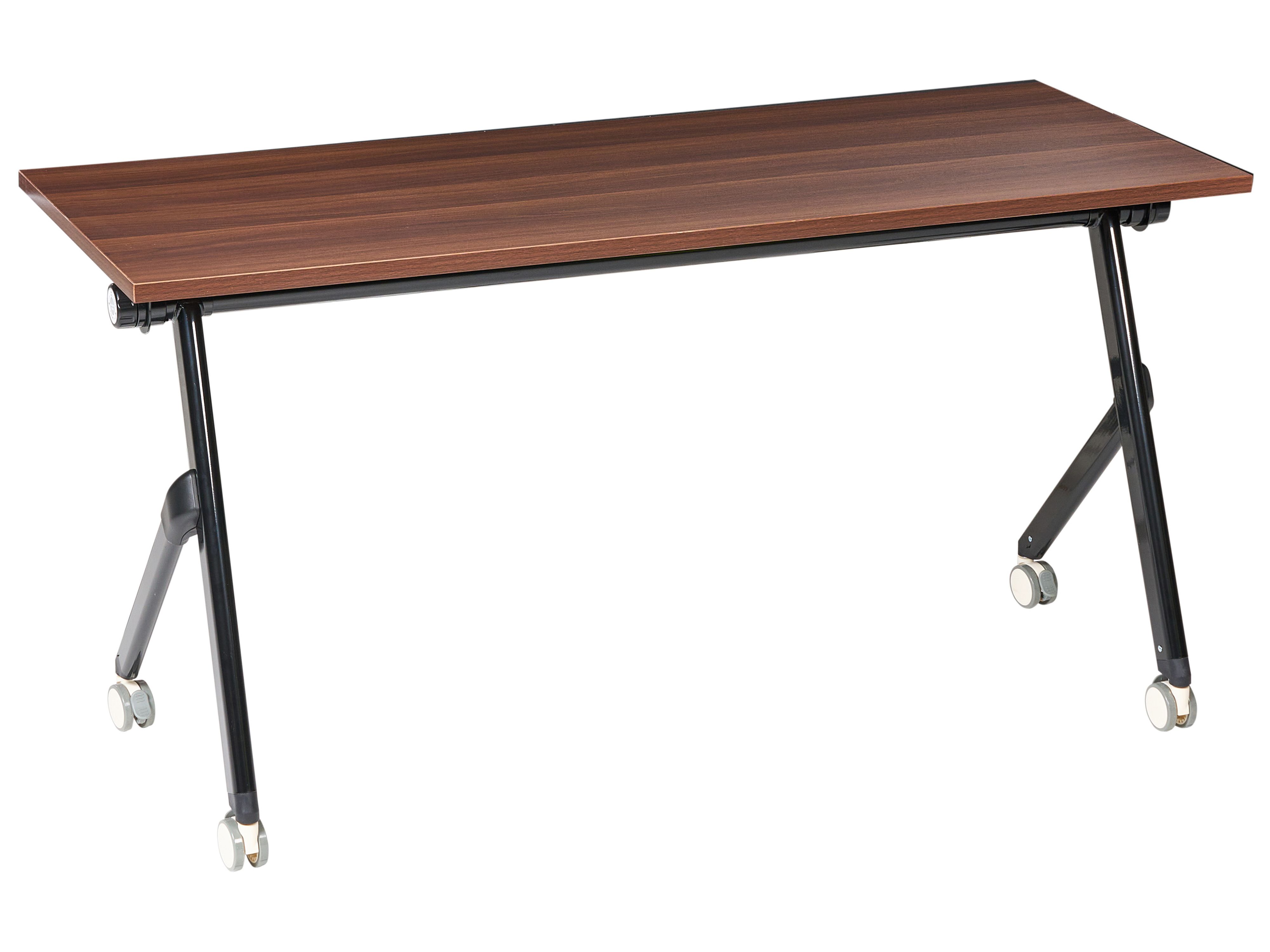 Foldable Office Desk BENDI Dark Brown 160 cm 60 cm