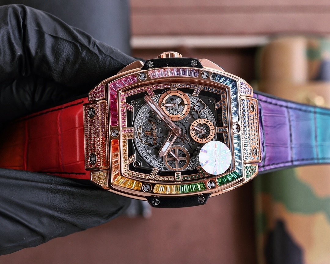 HUBLOT Spirit of Big Bang King Gold Rainbow 32mm(1:1 replica) - Top club