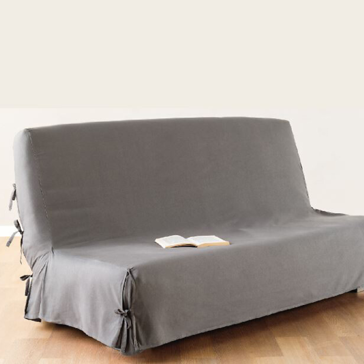 Sofa bed cover, cotton Mouse grey, 140x200 cm