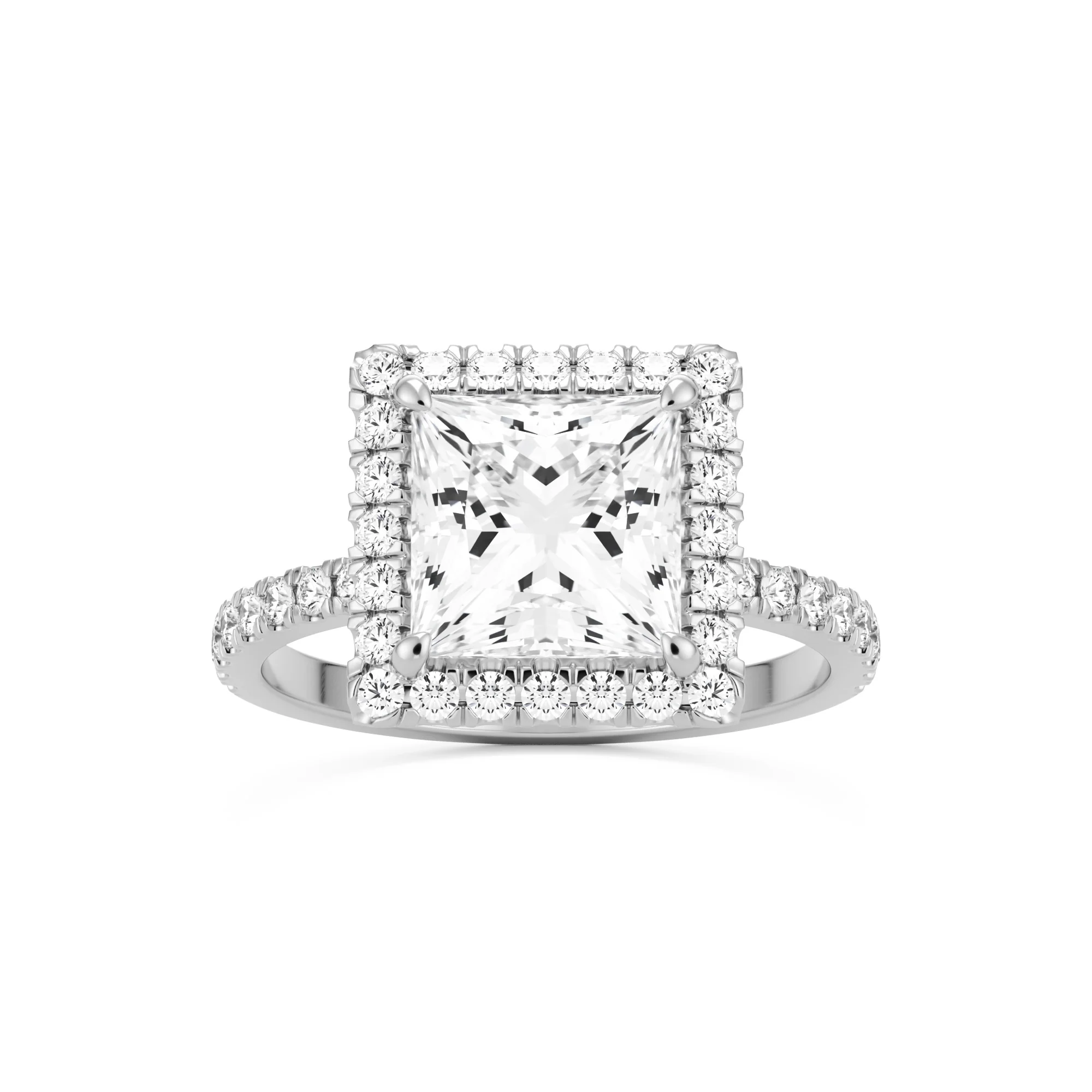 The Princess Halo Pavé