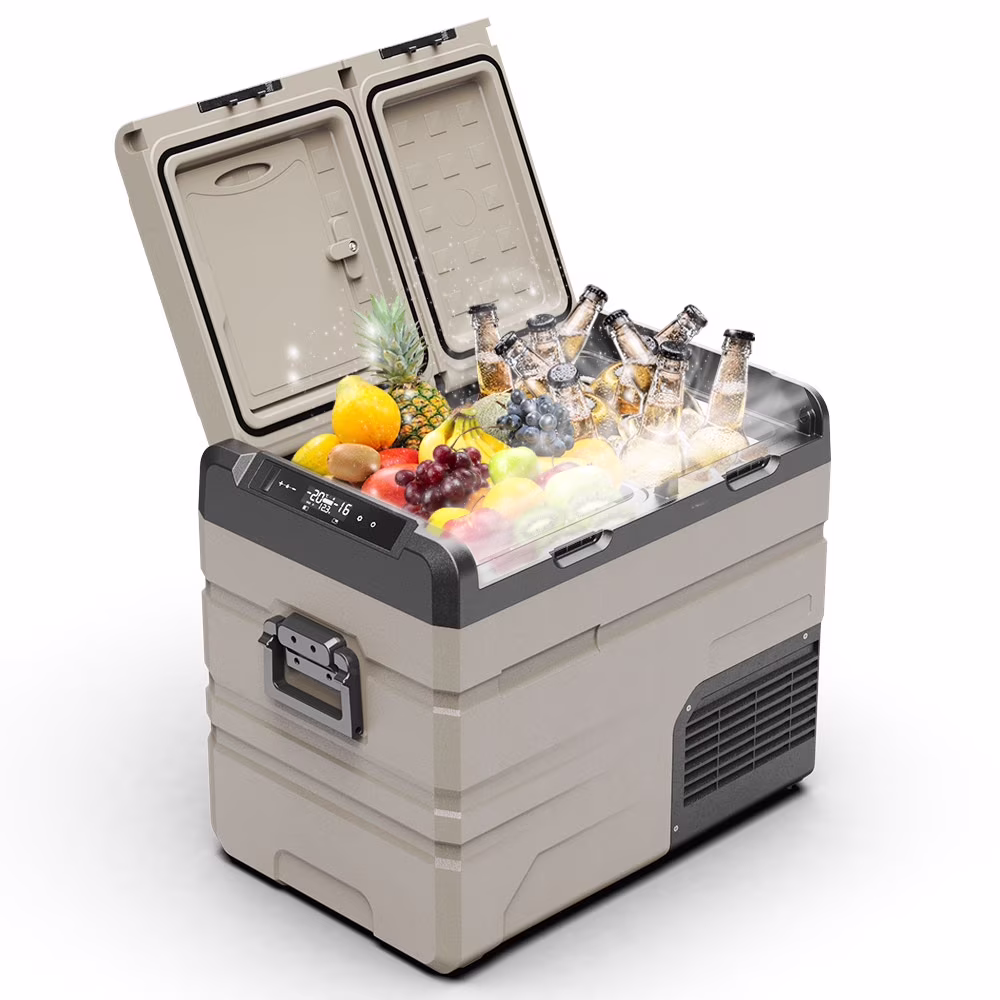 Alpicool TA35 Portable Refrigerator 37 Quart(35 Liter) Dual Temperature Control Fridge Mini Freezer for Travel,Camping,Fishing, Outdoor -12/24V DC - Image 5