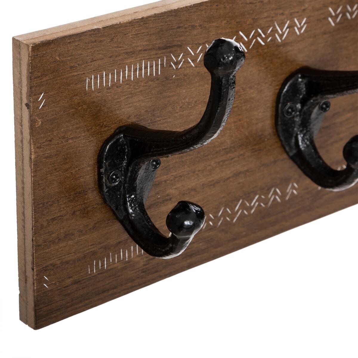 Coat hook "Oliver" Brown, 5 hooks