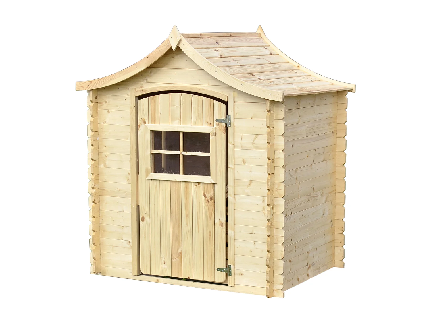 Maison en bois pour enfants sans plancher -  112x146xH152cm/1.1m2 - M550-1