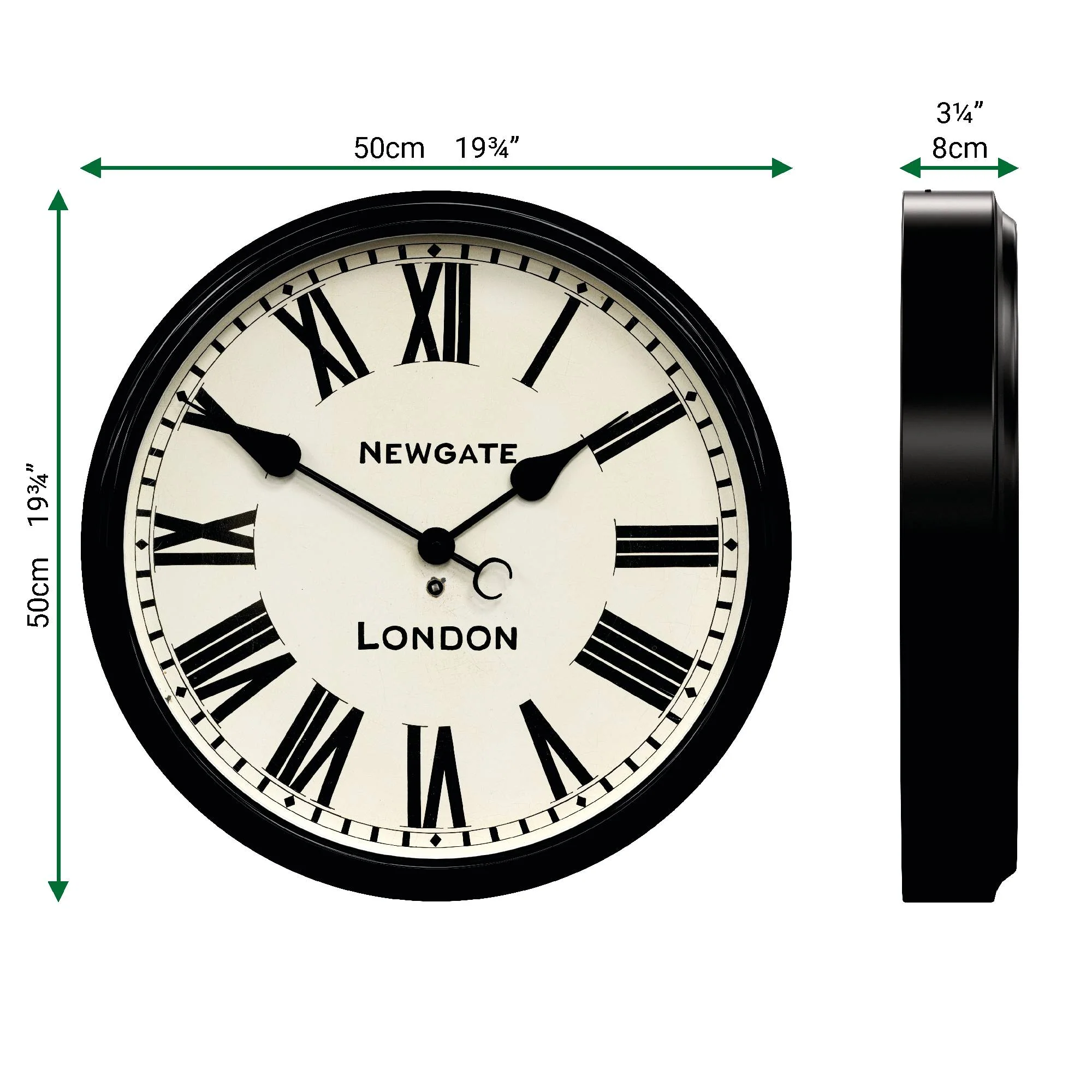 Newgate Battersby wall clock