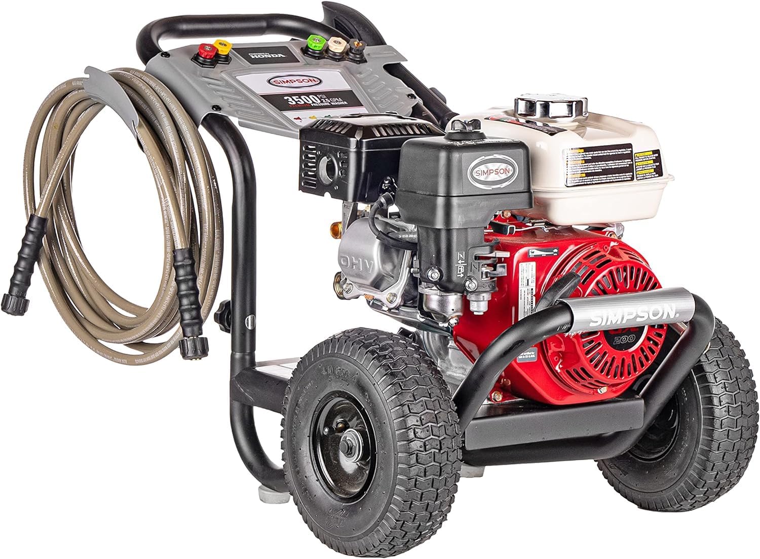 Simpson Gas Pressure Washer 3500 PSI 2.5 GPM With Honda GX200 Engine - PS61002-S - Image 10 Simpson Gas Pressure Washer 3500 PSI 2.5 GPM With Honda GX200 Engine - PS61002-S - Image 10