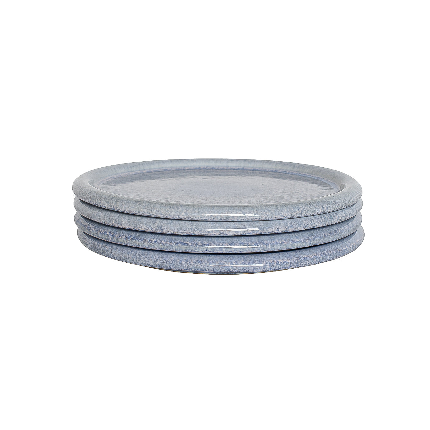 Blokker Bold Ontbijtborden Blauw 4 st. - Ø 22 cm