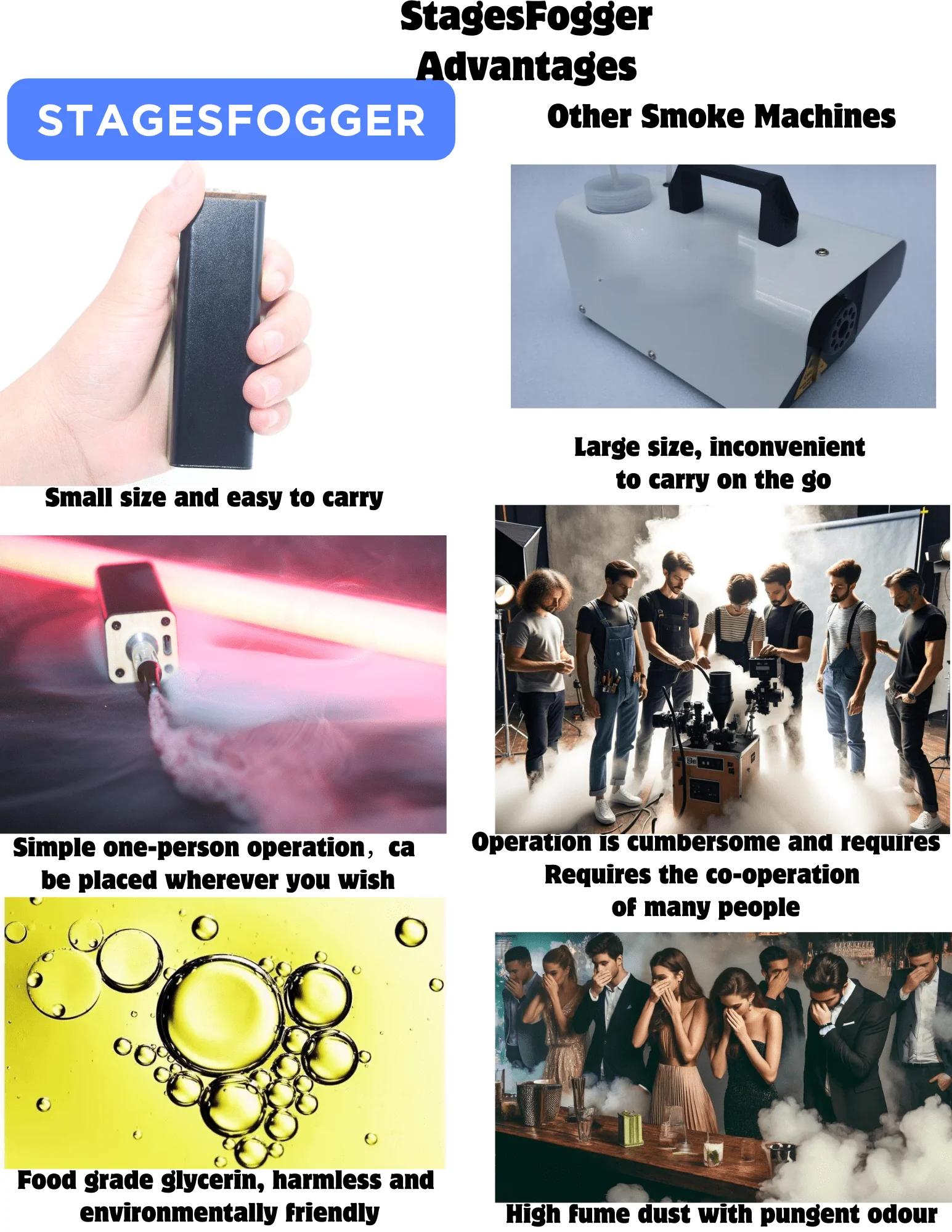 Portable Mini Smoke Machine Handheld fog Machine for Photography Cosplay Smoke Making Machine Outdoor Events, Parties - Image 11 Portable Mini Smoke Machine Handheld fog Machine for Photography Cosplay Smoke Making Machine Outdoor Events, Parties - Image 11
