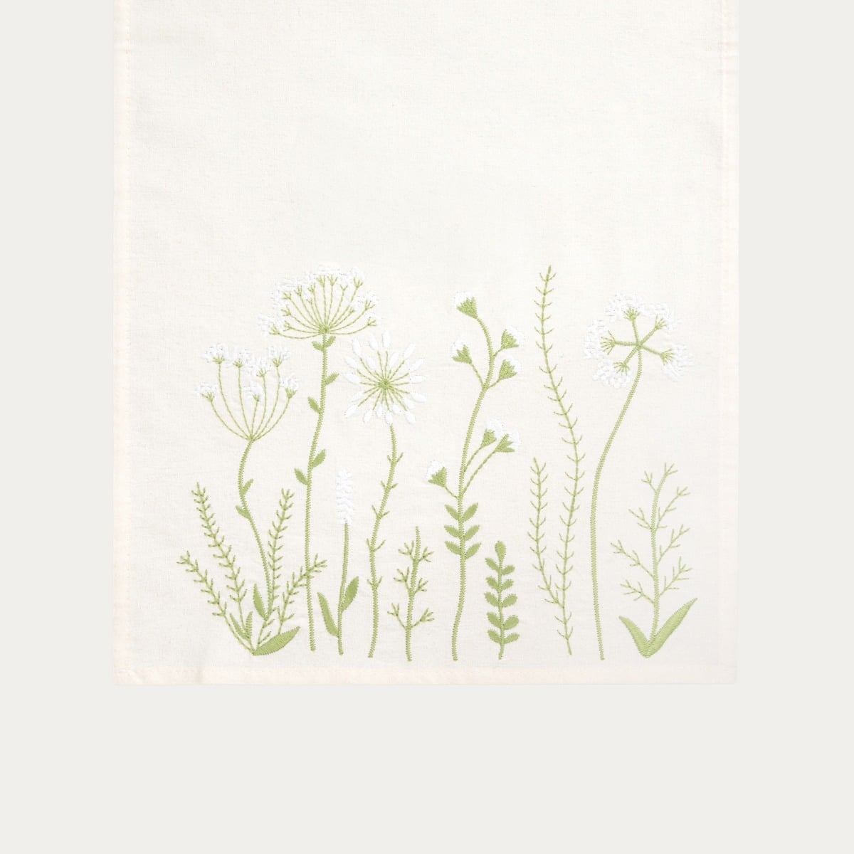 Bieżnik FLEN z haftowanym wzorem kwiatowym 40x160 cm