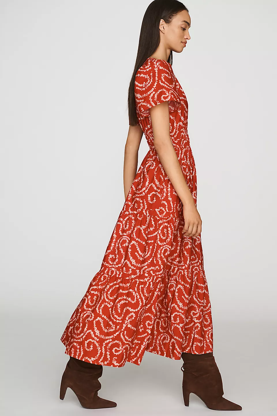 Somerset Maxi Dress - Red Apple
