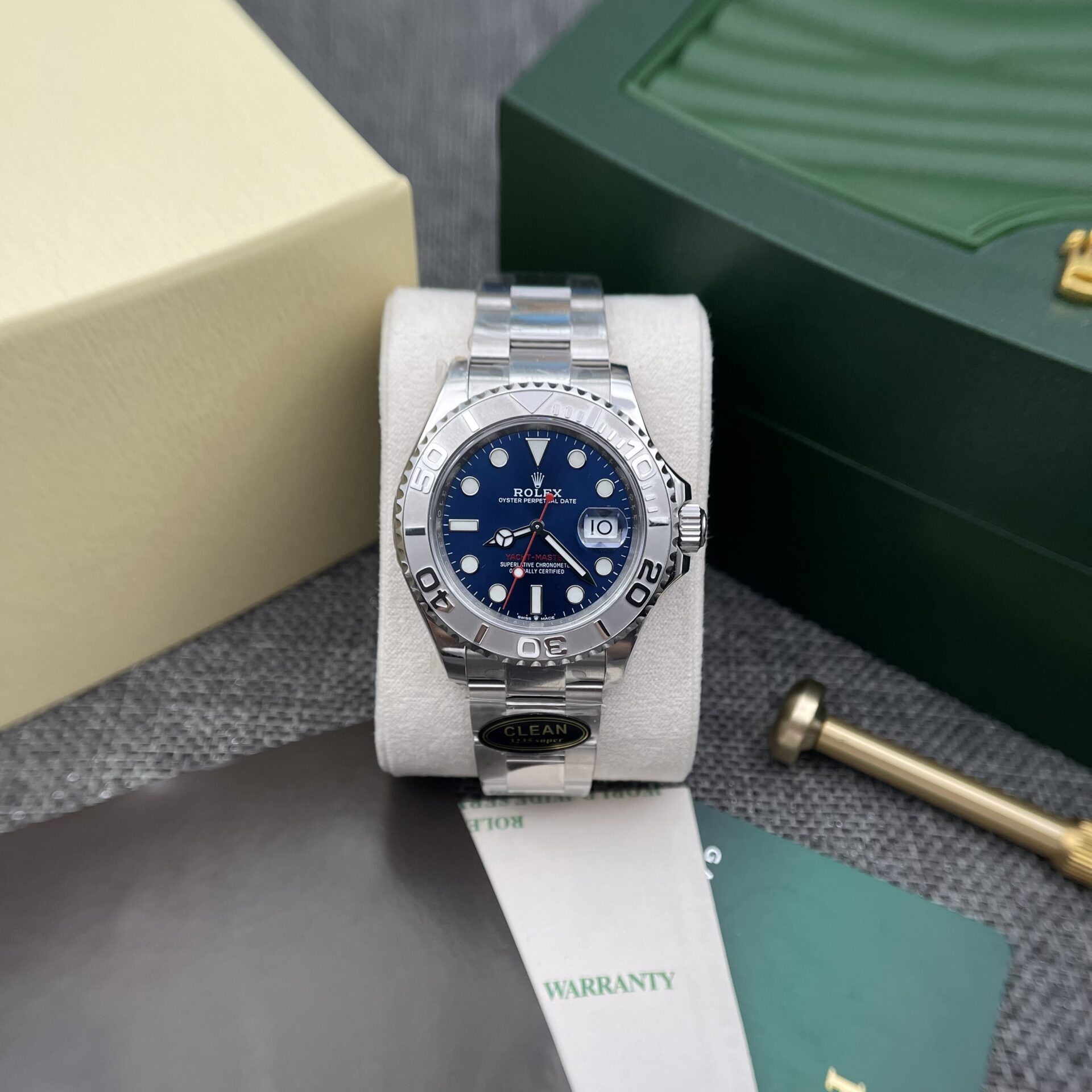 Rolex Replica 1:1 Watch Yacht-Master 116622 Blue Dial Clean Factory 40mm - Top club