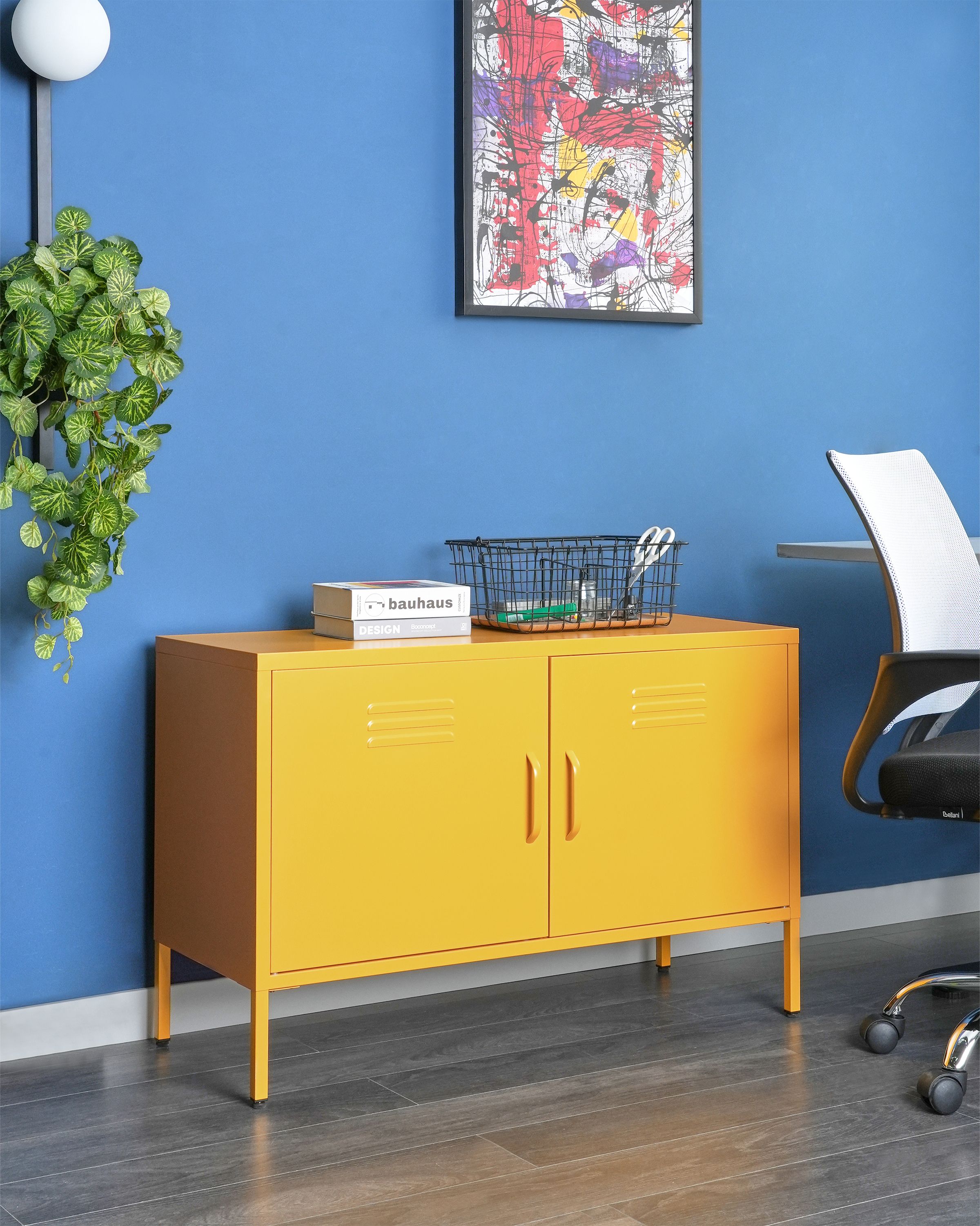 Storage Unit URIA Metal Yellow