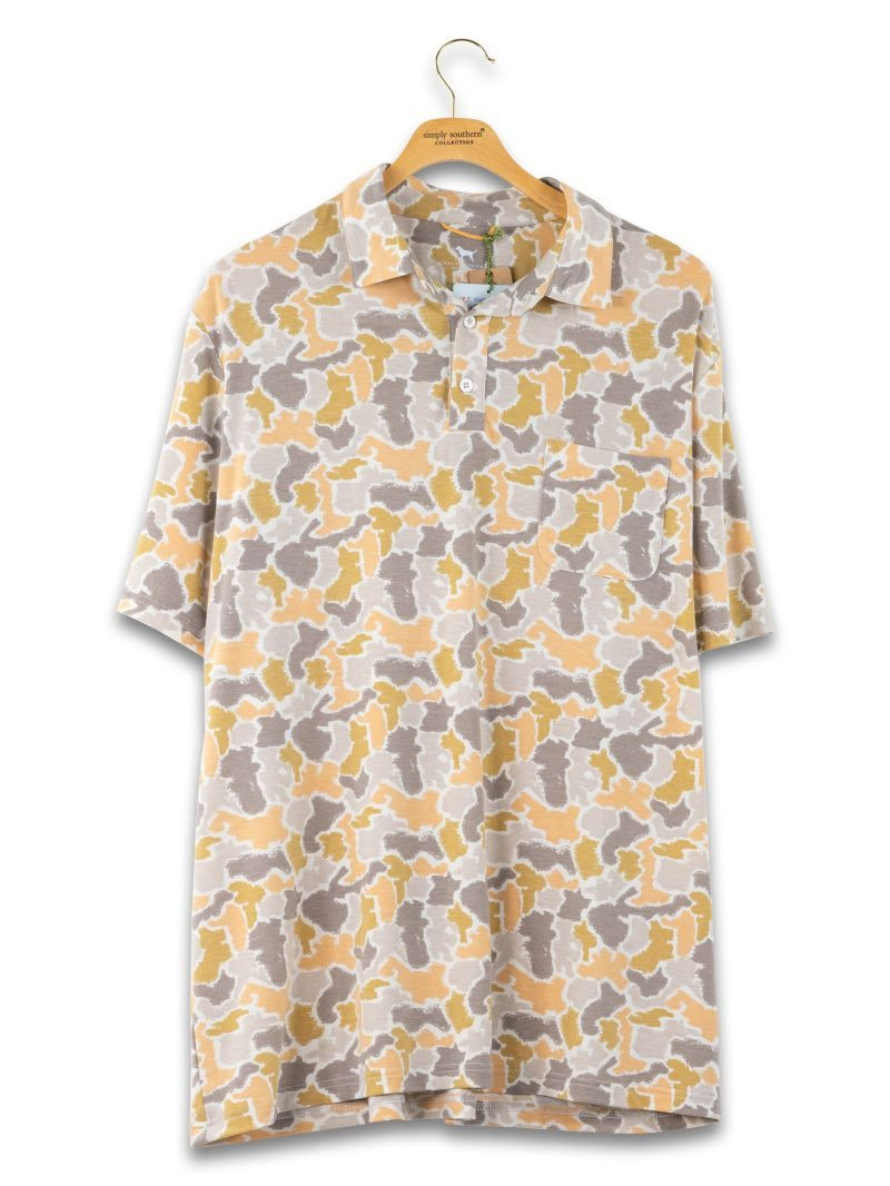 0126-MN-POLO-CAMO-GRNCMO - Simply Southern Outlet
