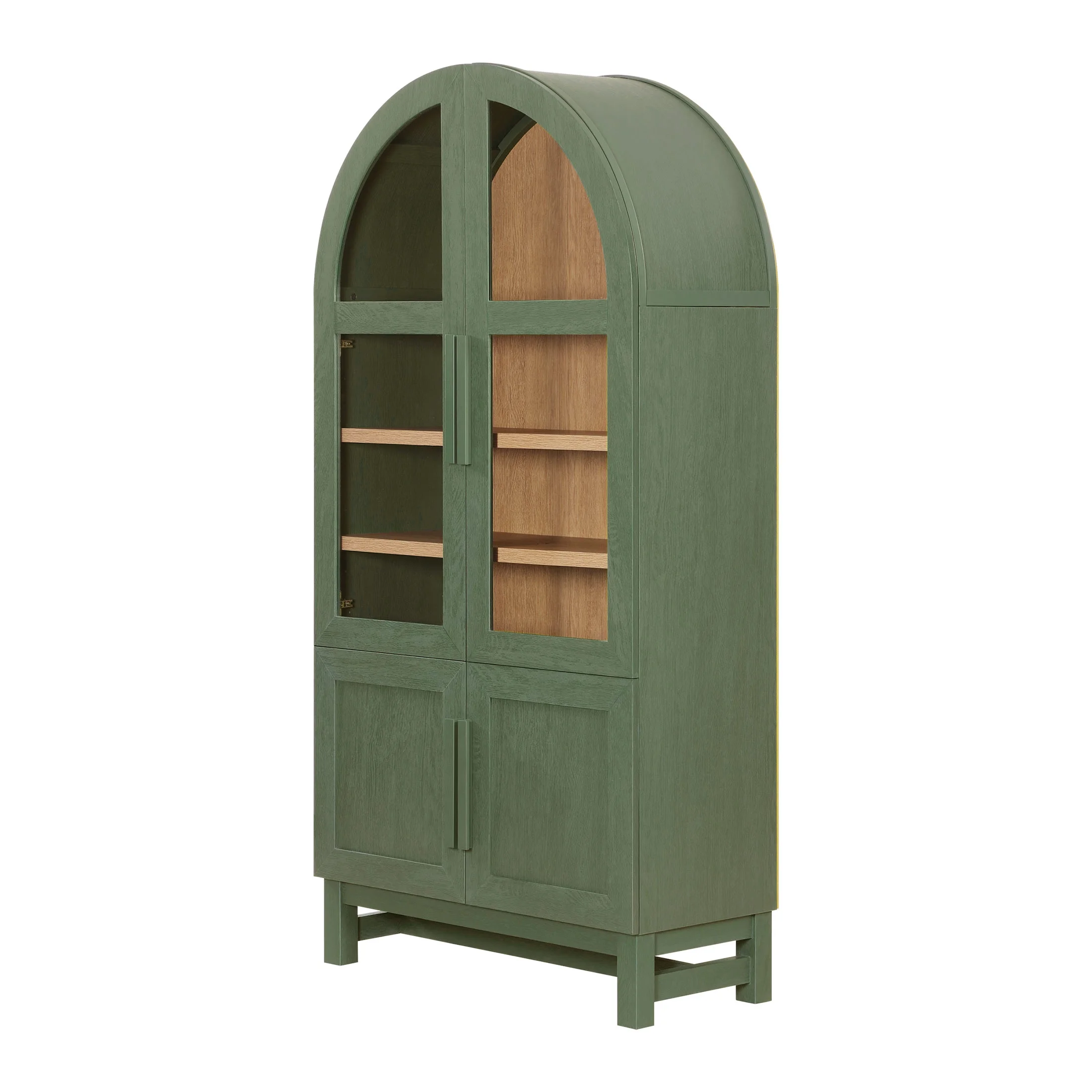 Better Homes & Gardens Juliet Kitchen Rounded Arch Cabinet, Rich Black - Image 31