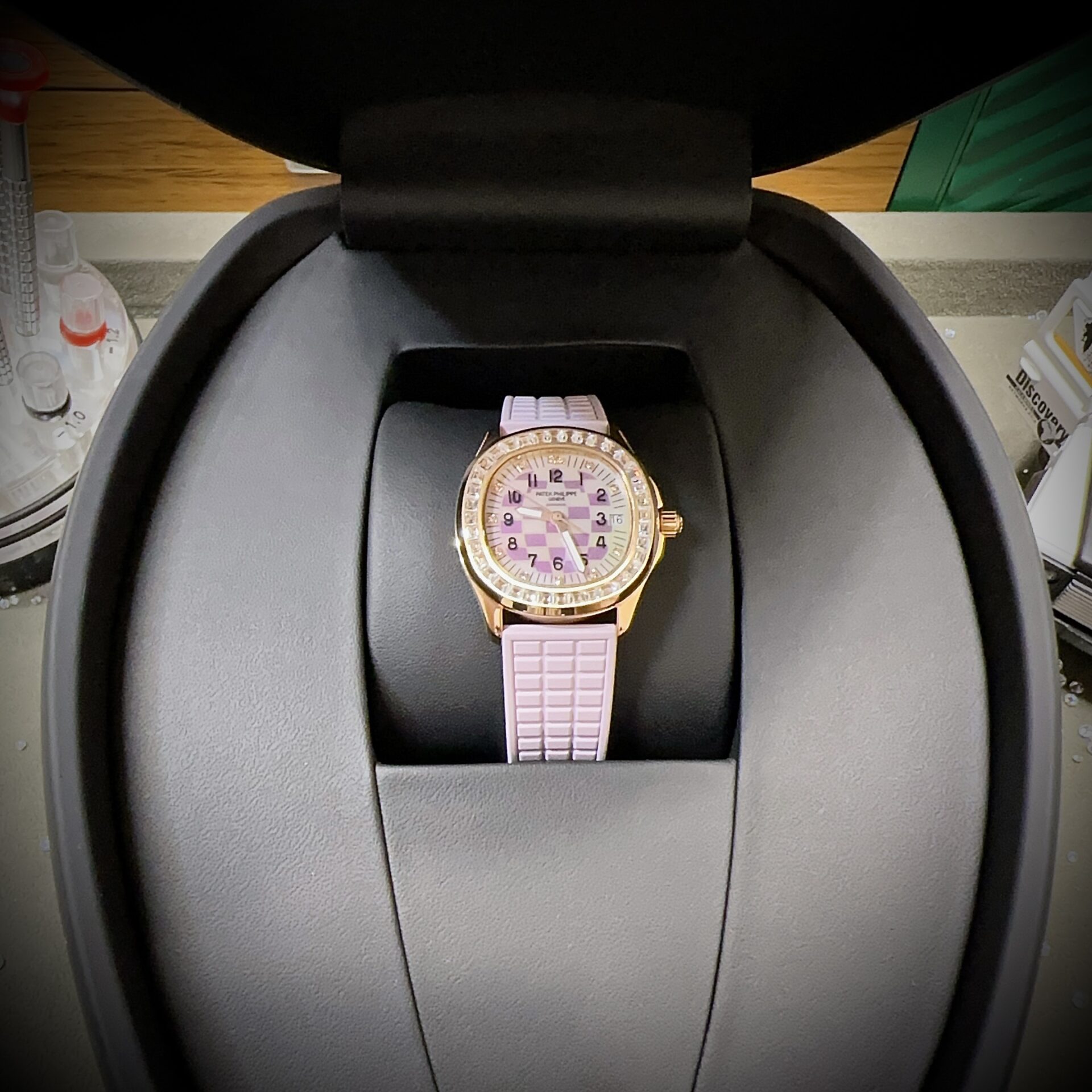 Patek Philippe Aquanaut 5072R Women s Replica Watch Pink PPF 35.6mm - Elite Watch Atelier