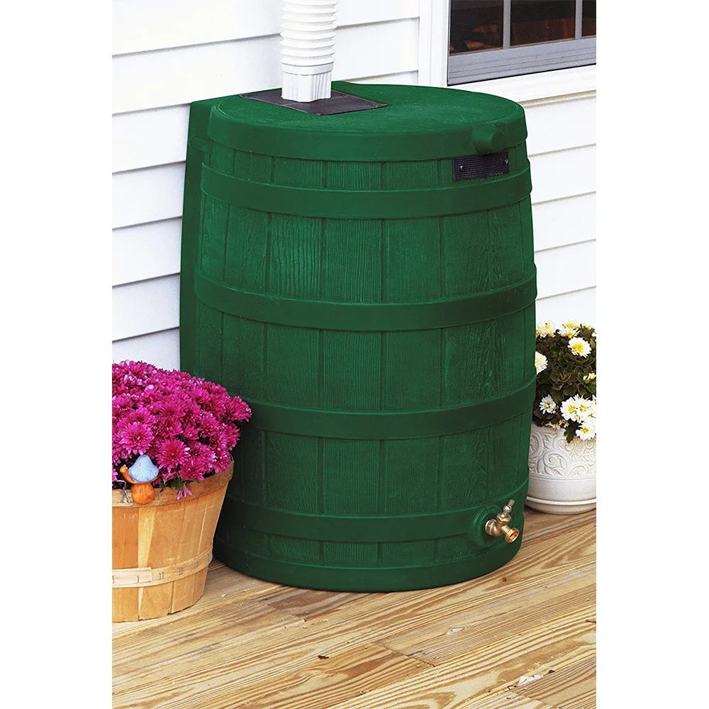 Good Ideas Rain Wizard Rain Storage Collection Rain Barrel 50-Gallon - Image 2