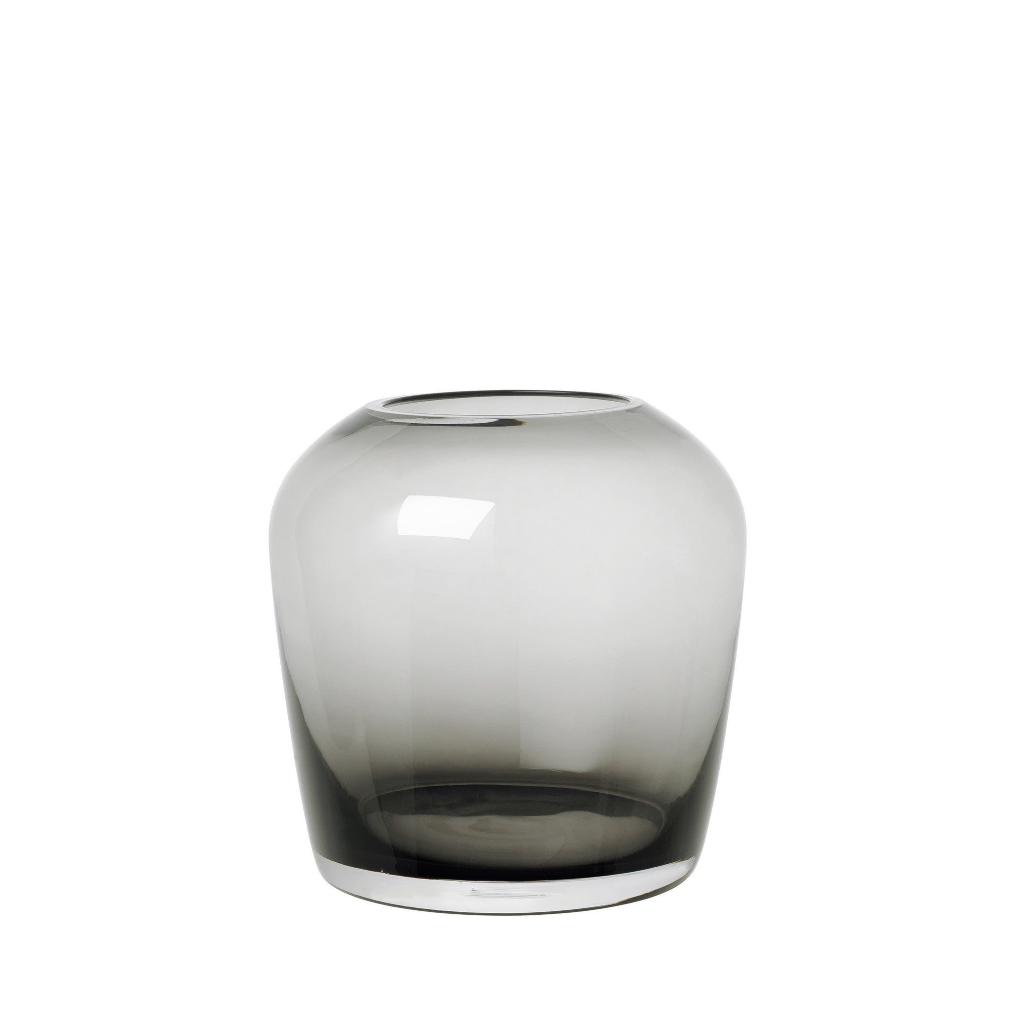 Leta Vaas Medium Smoke   Zwart