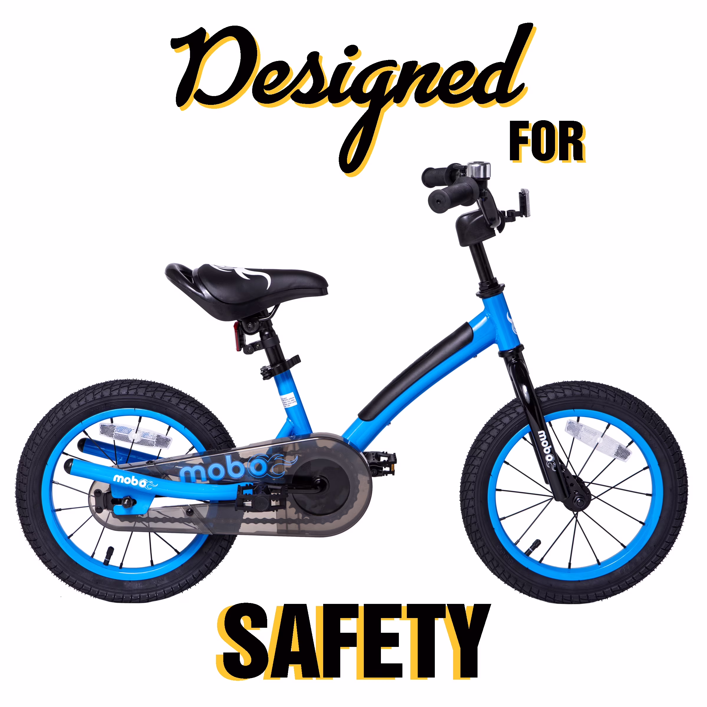 Mobo First Boy's 14" Kids Bike, Ages 3-5 Years Old, Red - Image 3