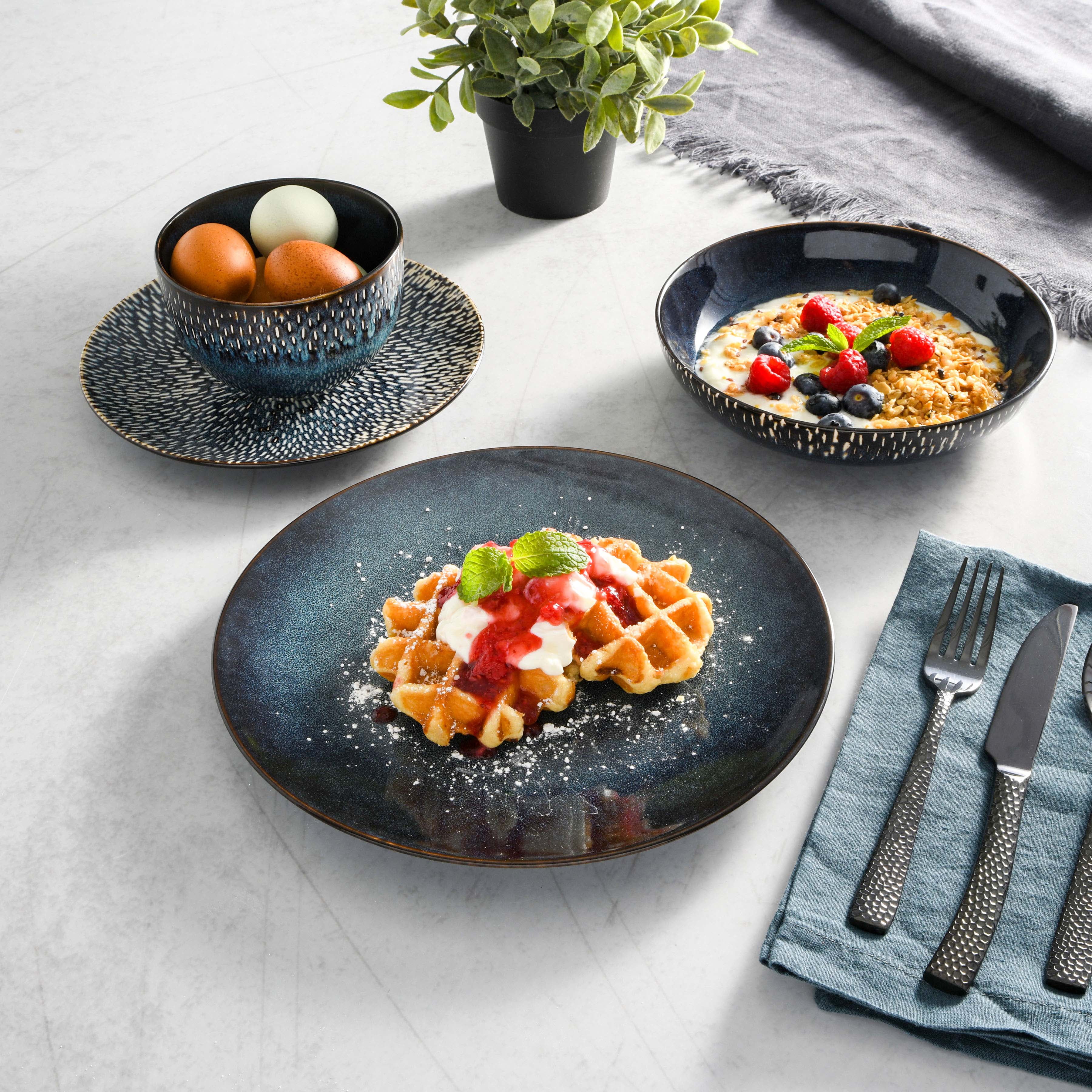 Gibson Elite Matisse 16-Piece Dinnerware Set - Taupe - Image 15