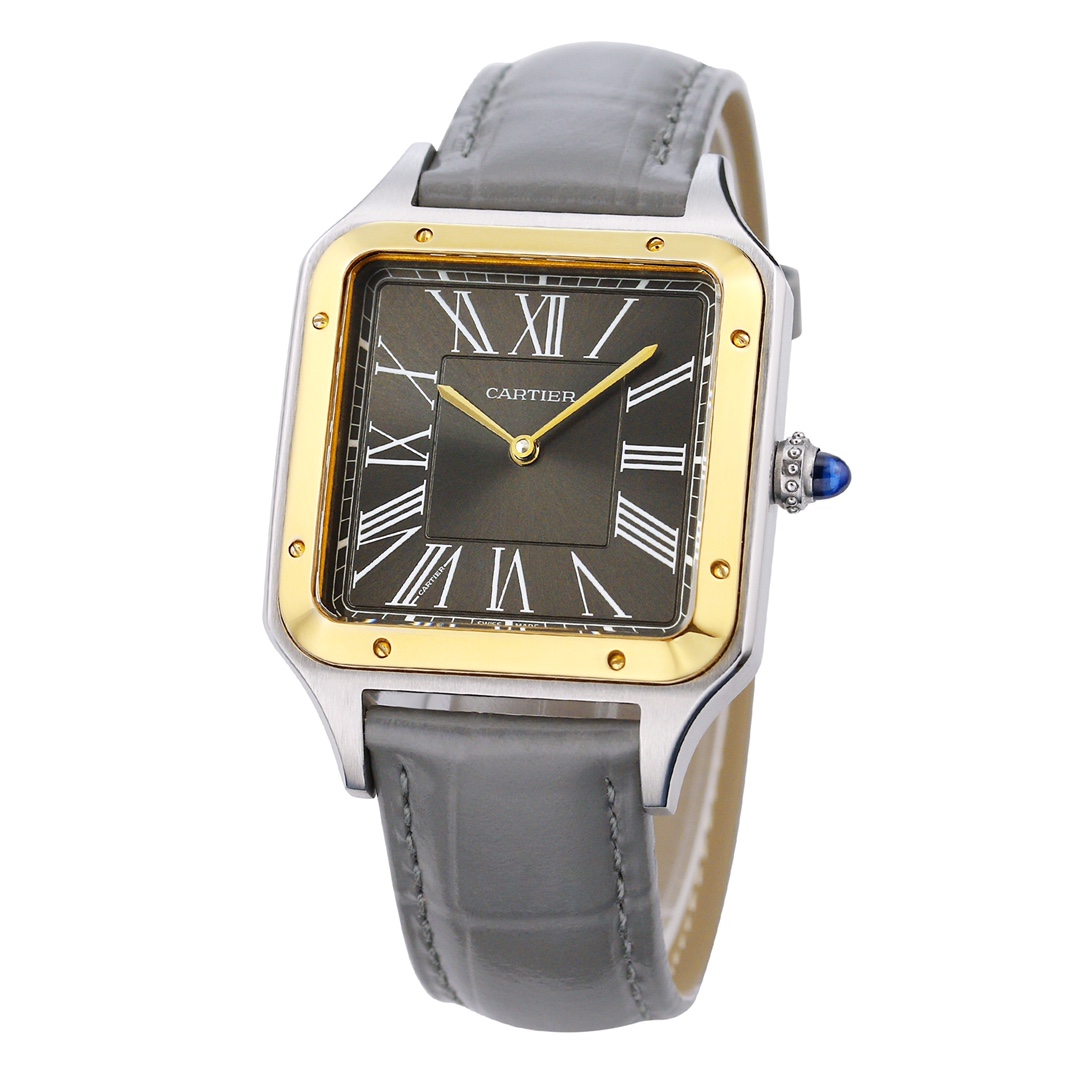 Cartier Santos Dumont Women's 44mm Couple's Watch - Gold Grey(1:1 replica) - Top club