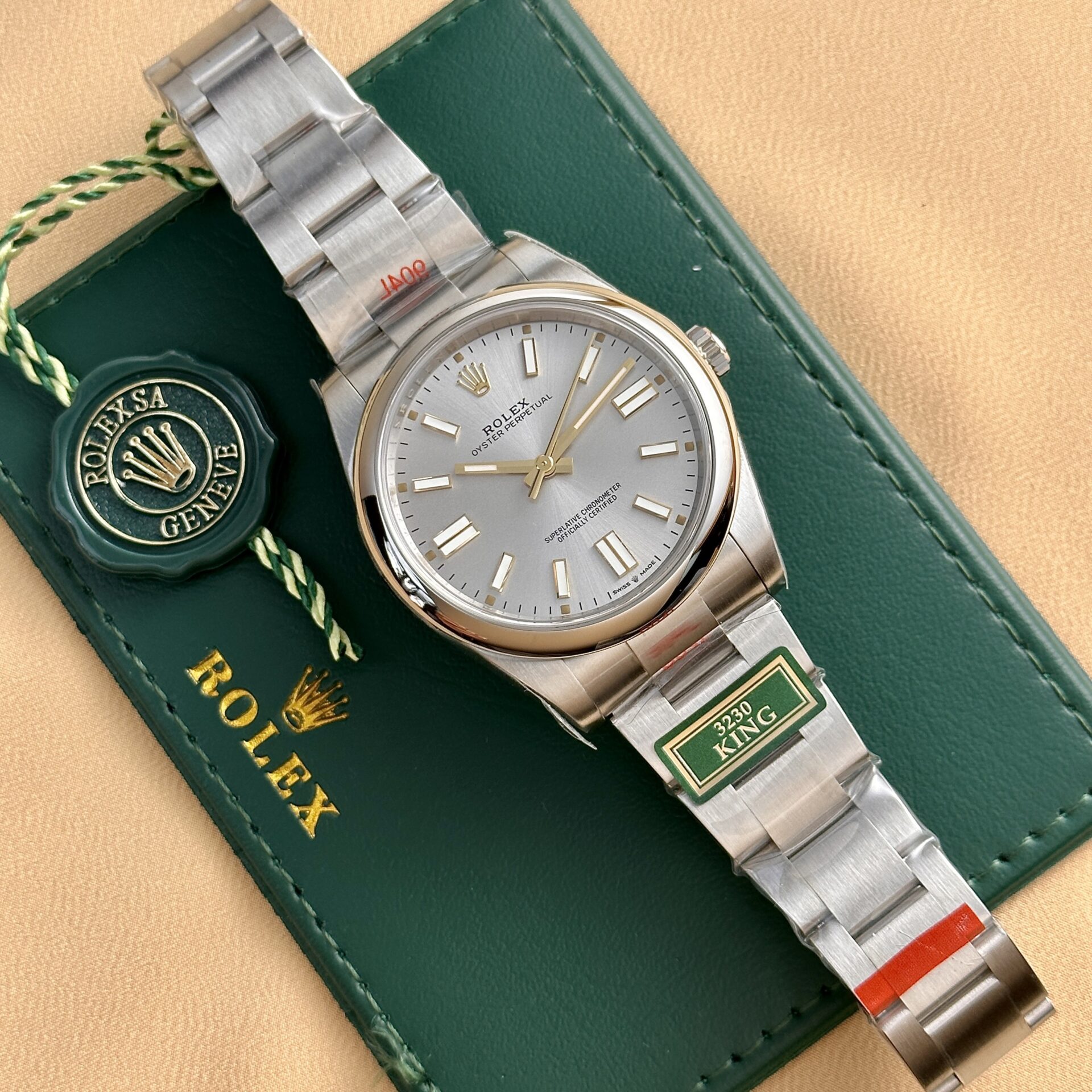 Rolex Oyster Perpetual 124300 Rhodium Dial Replica Watch King Factory 41mm - Elite Watch Atelier